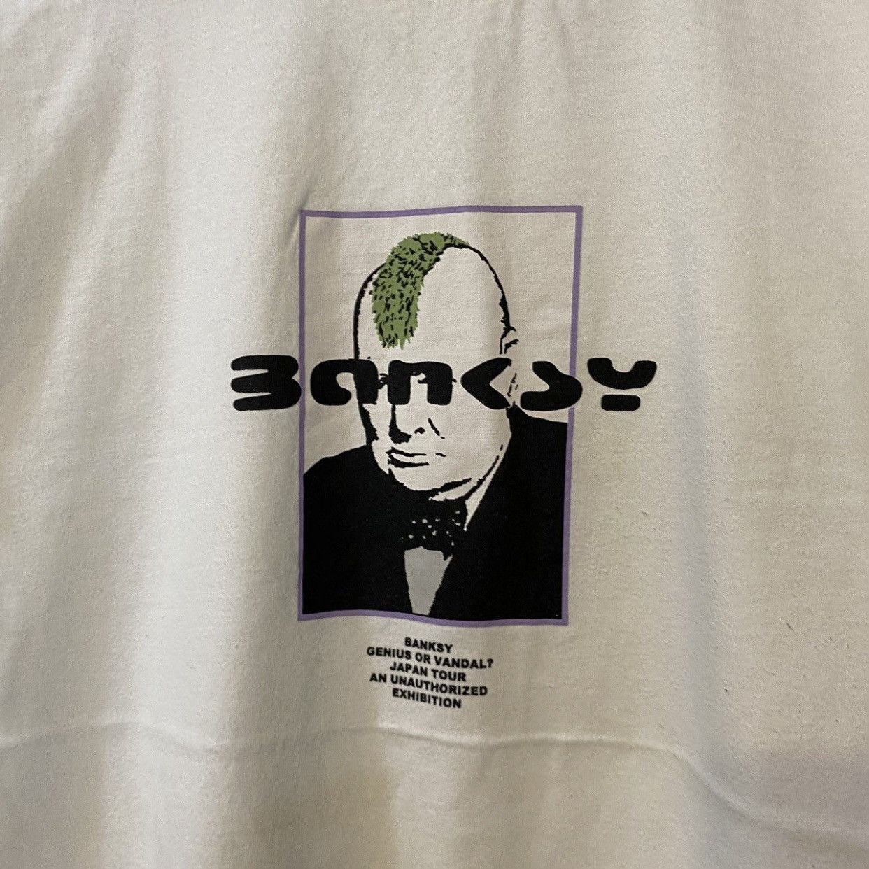 Vintage Vintage 00s Banksy Punk Graffiti Underground Art Tee y2k Size US M / EU 48-50 / 2 - 5 Thumbnail