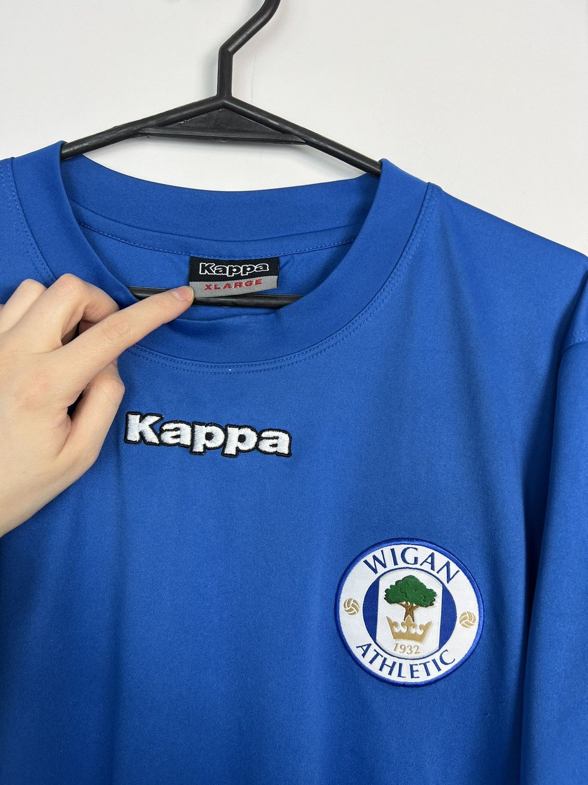 Kappa × Vintage Kappa Wigan Athletic Vintage Soccer Jersey Size US XL / EU 56 / 4 - 2 Thumbnail