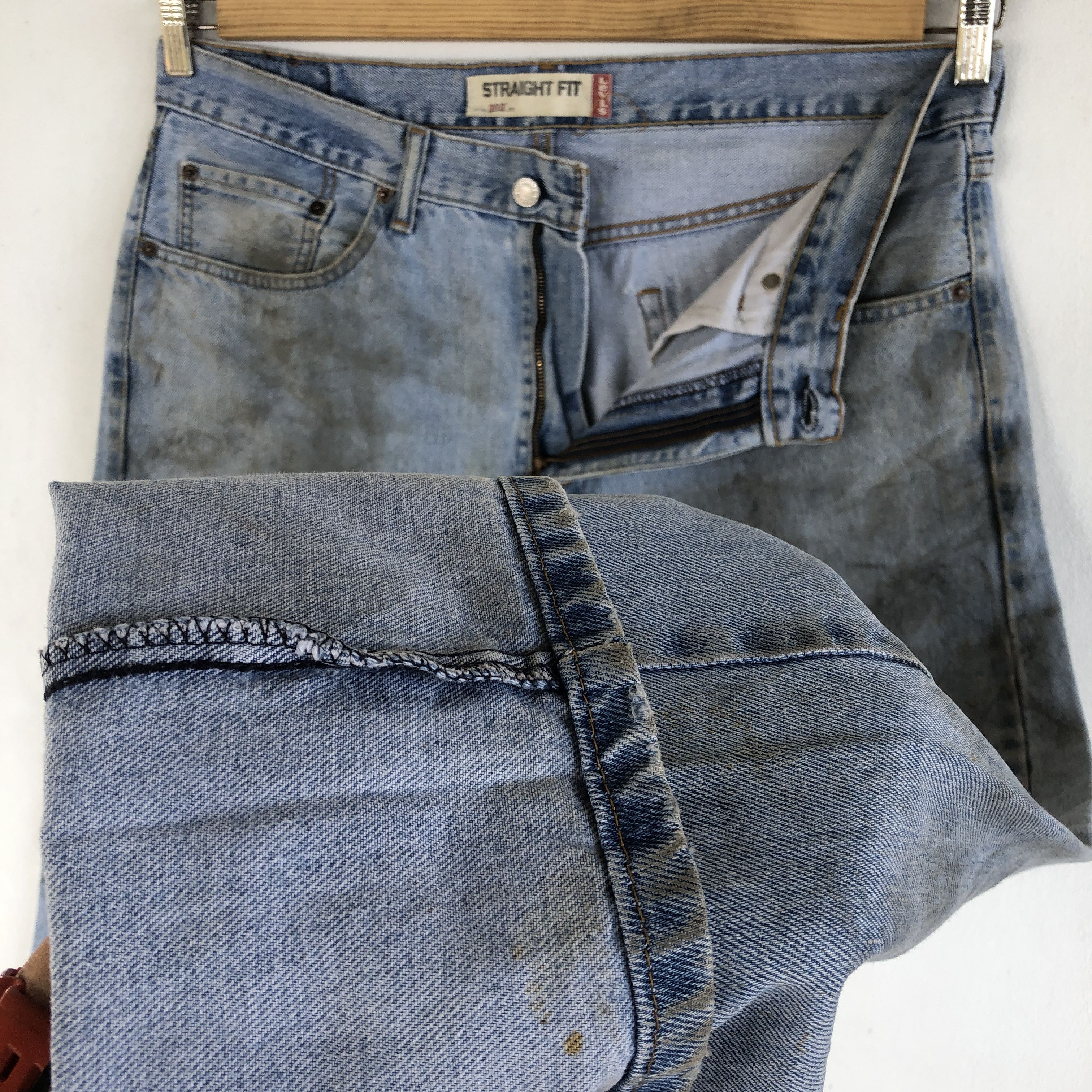 Levi's Vintage Levis Light Wash Jeans Levi's 505 Dirty Faded Denim Size US 36 / EU 52 - 8 Thumbnail