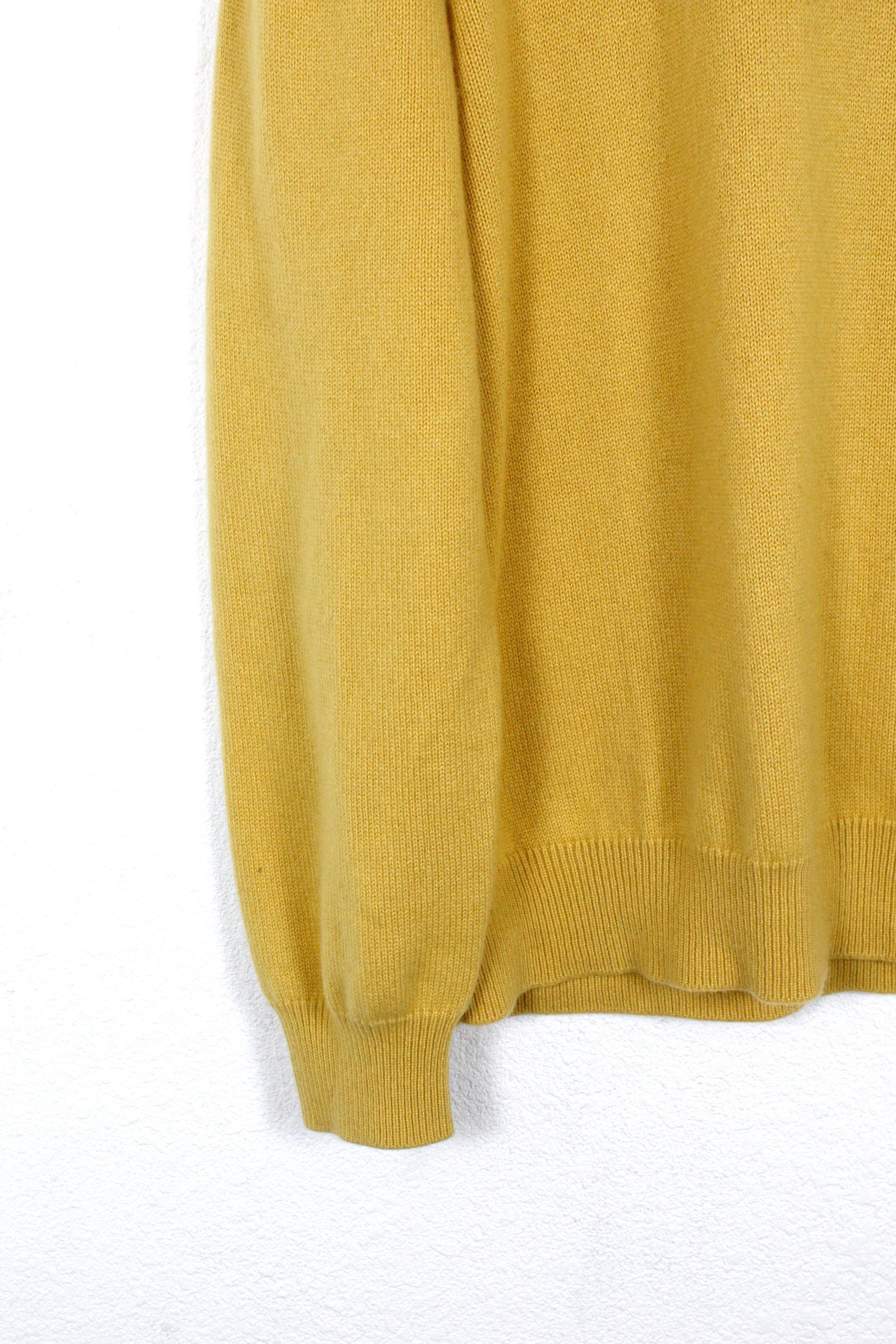 Malo Vintage Malo Cashmere Yellow Sweater 54 Size US XL / EU 56 / 4 - 6 Thumbnail