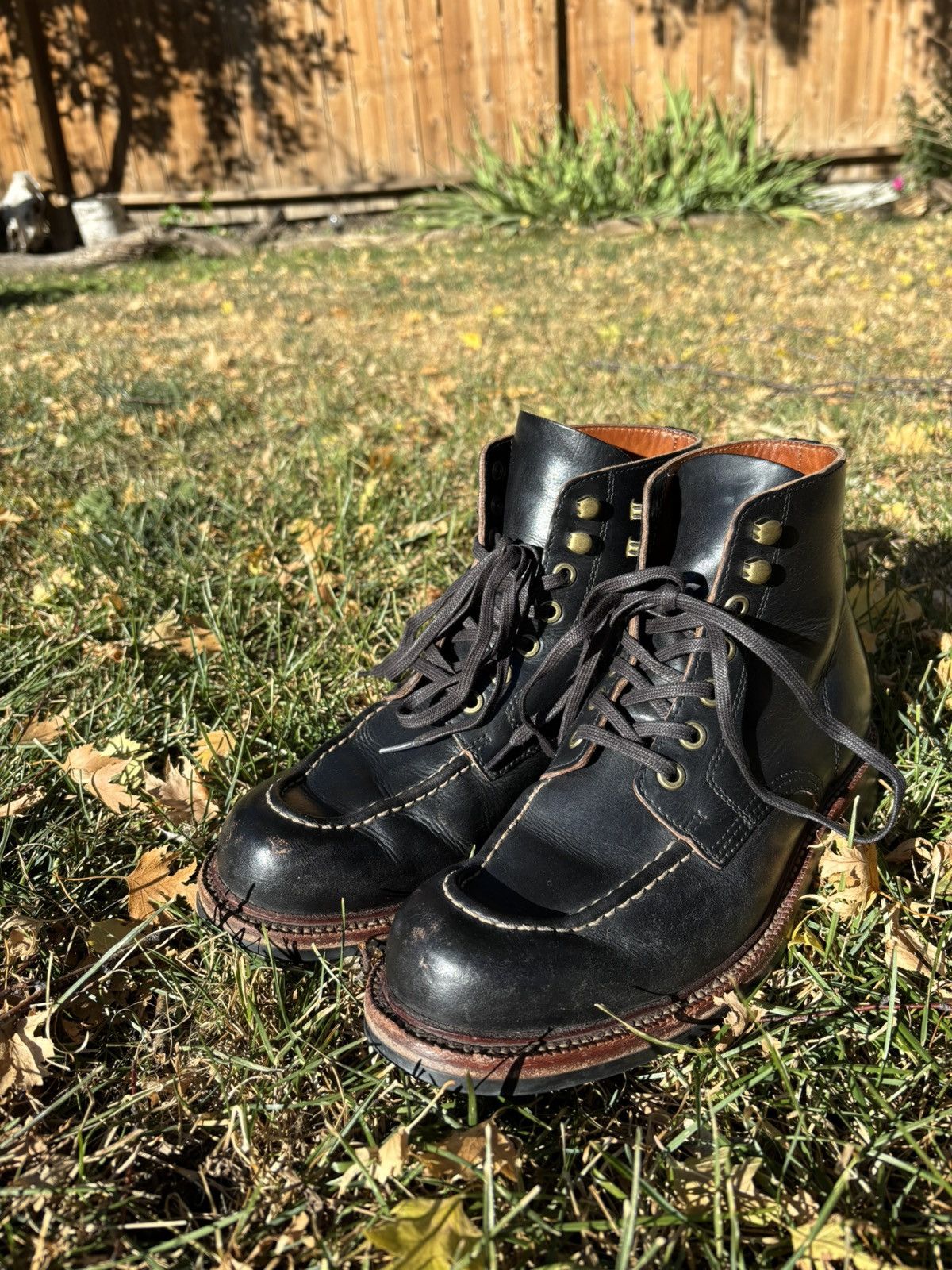 Grant Stone Grant Stone Brass Boot 7.5D Size US 7.5 / EU 40-41 - 1 Thumbnail