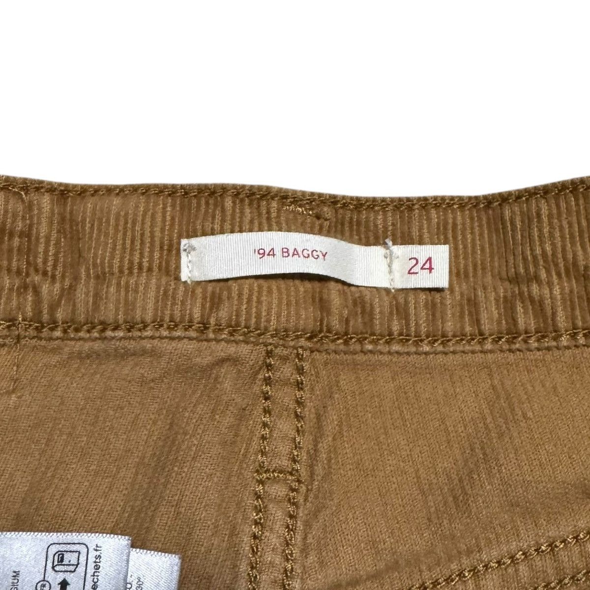 Levi's Levi's 94 Baggy Straight Corduroy Pants Women 26.75x29 7/8 Size 26" / US 2 / IT 38 - 5 Thumbnail
