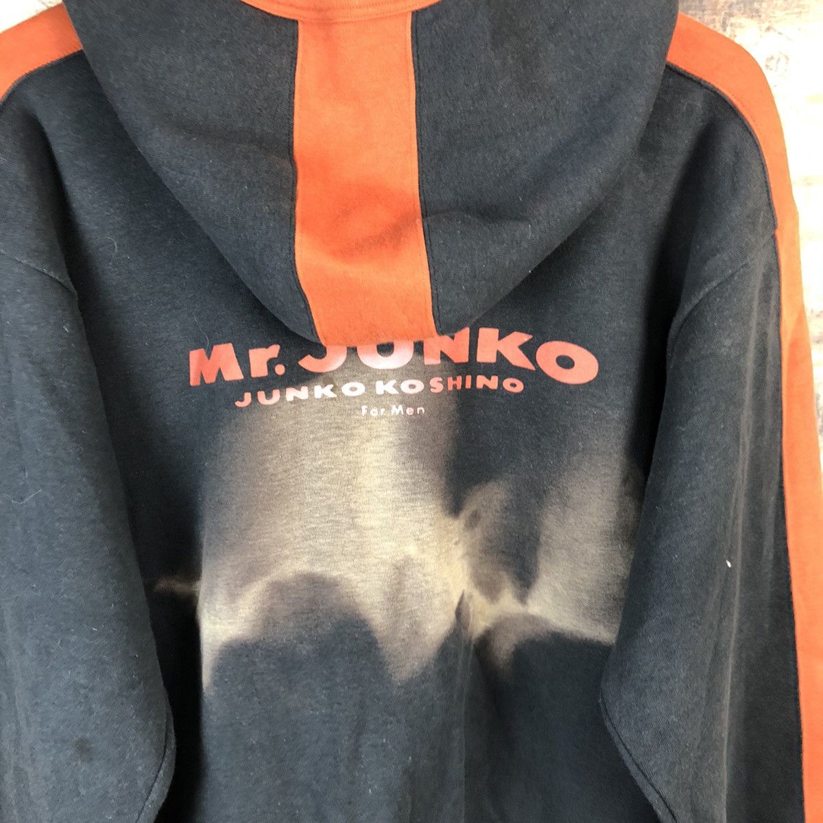 Mr. Junko Mr Junko vintage faded Black Orange Hoodie #A1515 Size US M / EU 48-50 / 2 - 3 Thumbnail