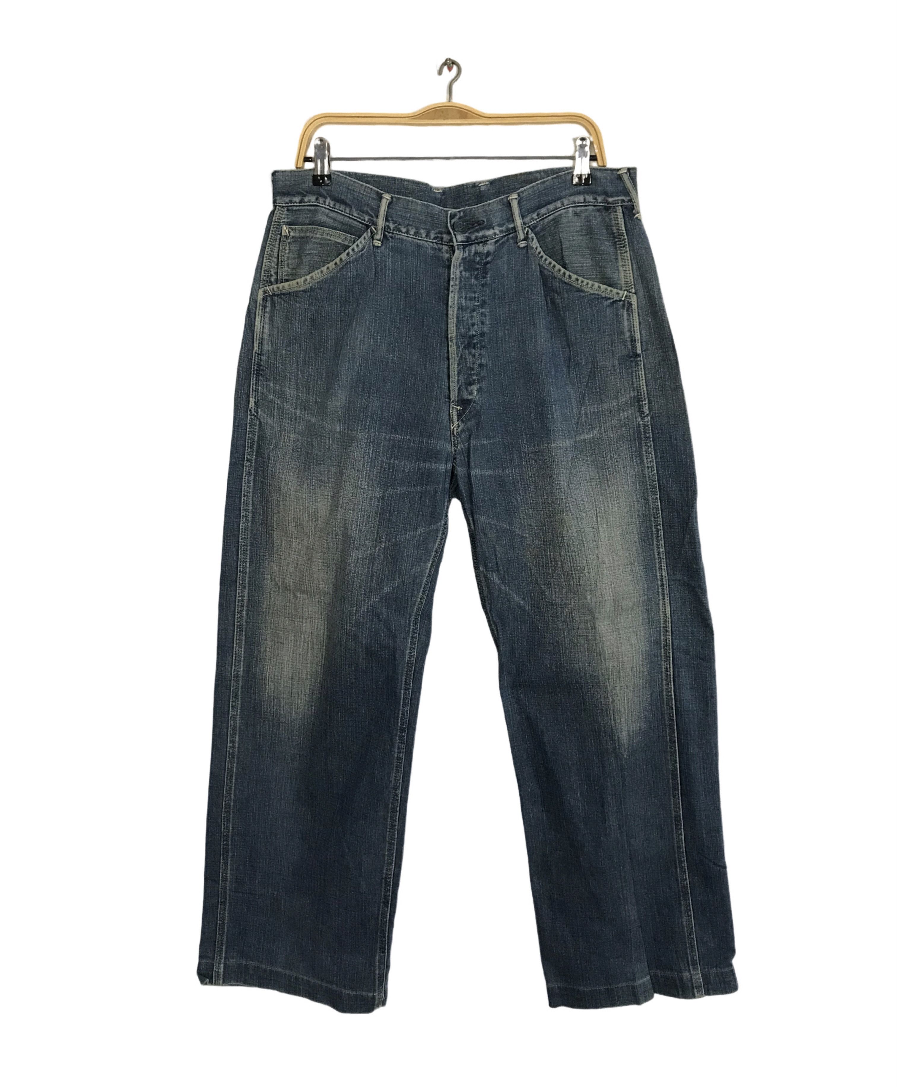 45rpm 45 Rpm Studio Indigo Denim Jeans Pant Buttonfly Straight Cut Size US 34 / EU 50 - 2 Thumbnail