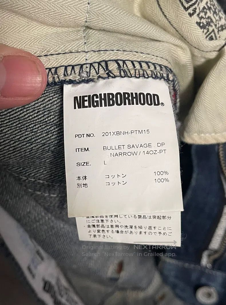 Neighborhood Neighborhood size L Distressed and Faded Tapered Denim Lon Size US 27 - 5 Thumbnail