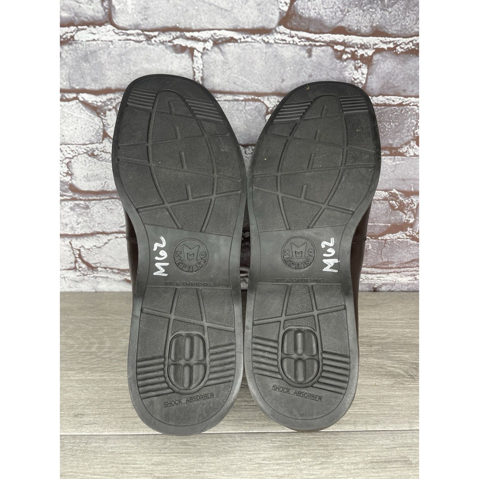 Mephisto Mephisto Brown Leather Loafers Air Jet Insoles Slip On Shoes Size US 11.5 / EU 44-45 - 20 Thumbnail