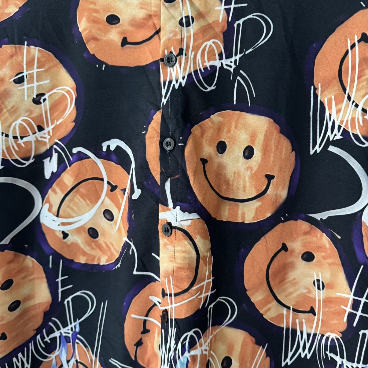 Vintage Smiley All Over Print Shirt Size US XL / EU 56 / 4 - 3 Thumbnail