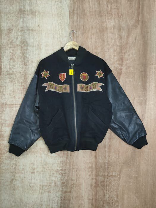 Kansai Yamamoto RARE Kansai Yamamoto O2 varsity japan vtg jacket #4204 DLAL Size US M / EU 48-50 / 2 - 1 Thumbnail