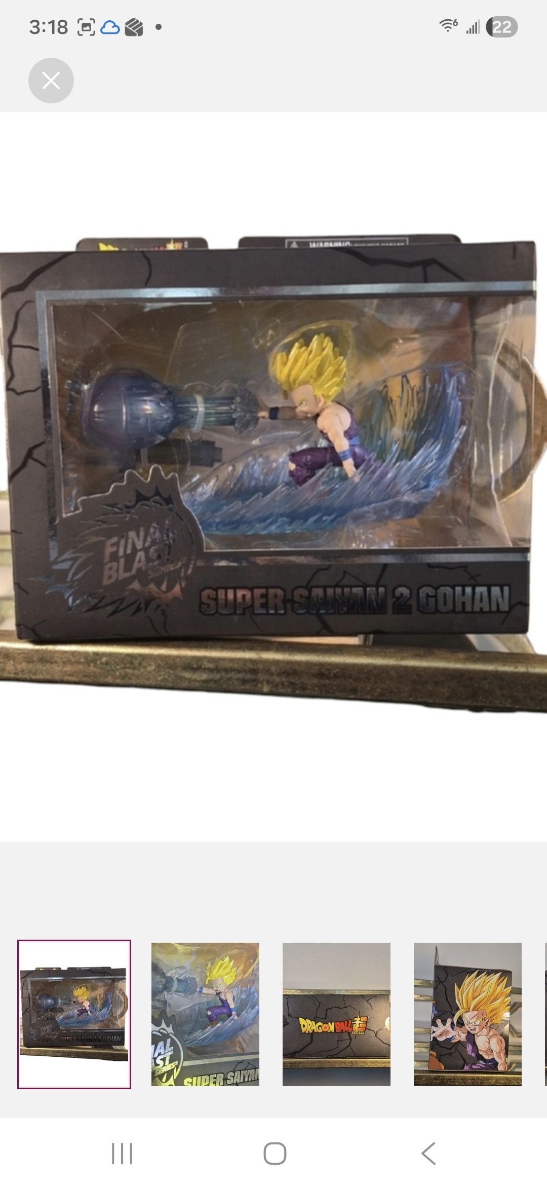 Other Bandai DragonBallSuper FINAL BLAST SERIES SuperSaiyan2Gohan Size ONE SIZE - 6 Thumbnail