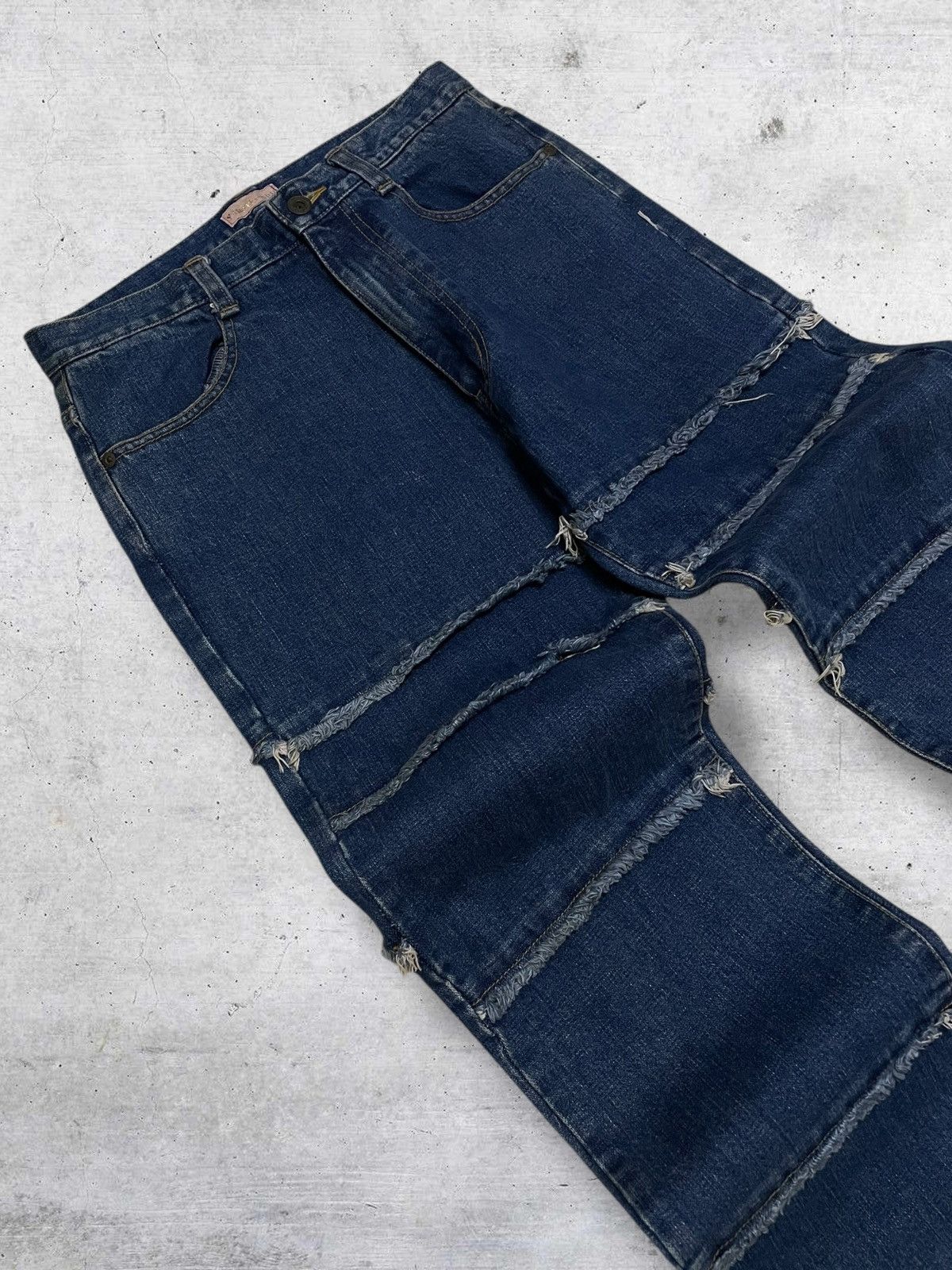 Yasuyuki Ishii VINTAGE YASUYUKI IISHI OG JAPAN DESIGNER ARCHIVE KINKY DENIM Size US 29 - 7 Thumbnail