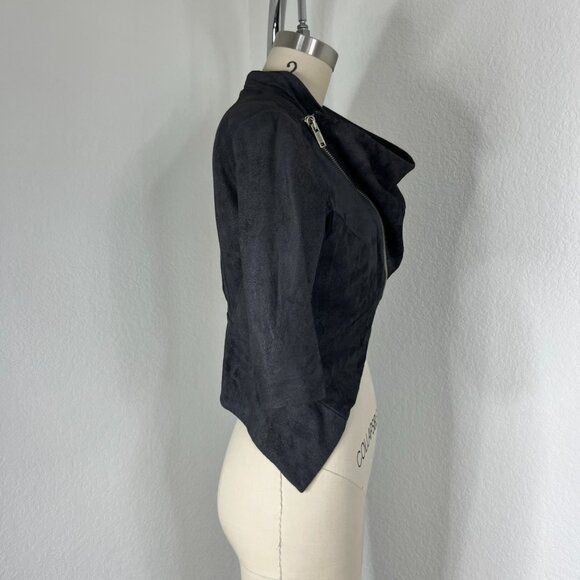 Rick Owens Drkshdw Rick Owens DRKSHDW Lamb Leather Cropped Gray Short Sleeve Zi Size M / US 6-8 / IT 42-44 - 8 Thumbnail