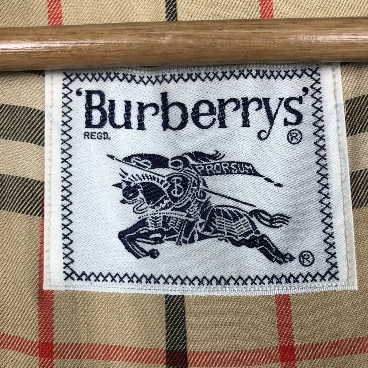 Burberry 🔥VINTAGE TRENCH COAT LONG JACKET BURBERRYS NOVA CHECK Size US S / EU 44-46 / 1 - 21 Thumbnail