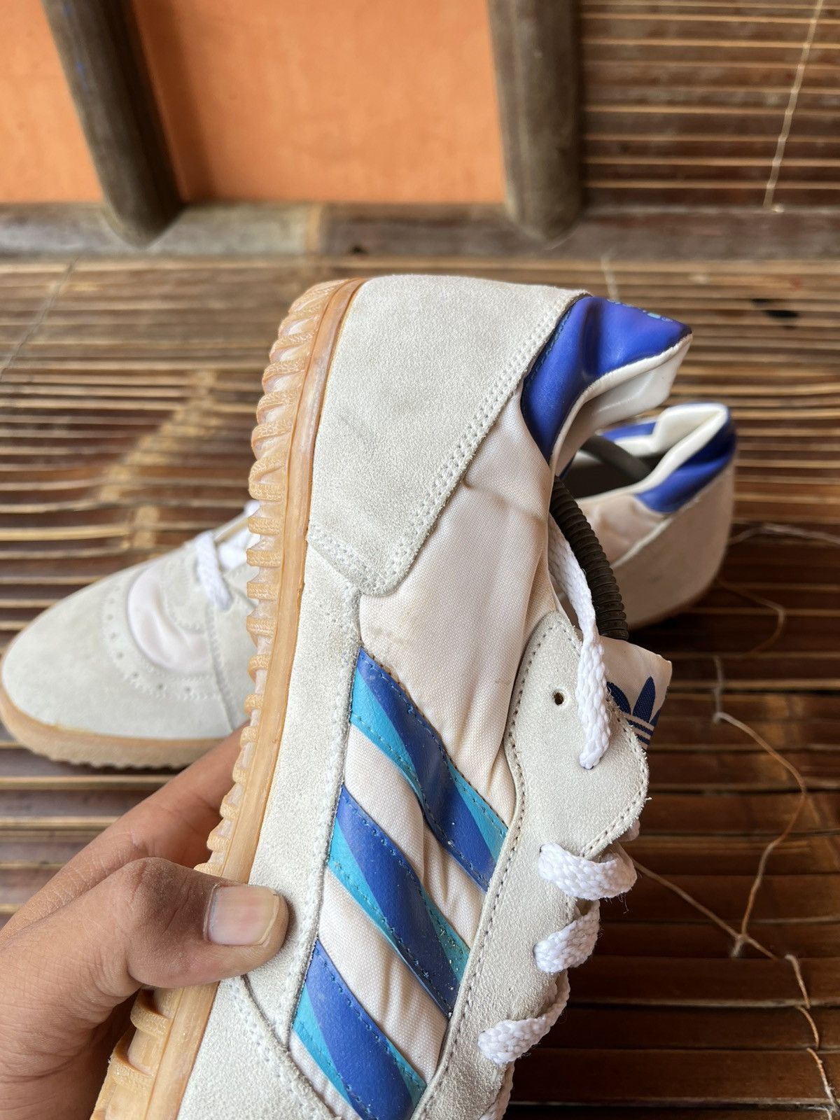 Adidas 1990s Adidas Indoor training vintage rare Size US 12.5 / EU 45-46 - 13 Thumbnail