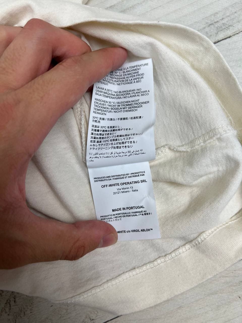 Off-White Off-White Diagonal Gradient Long Sleeve Tee Size US M / EU 48-50 / 2 - 17 Thumbnail