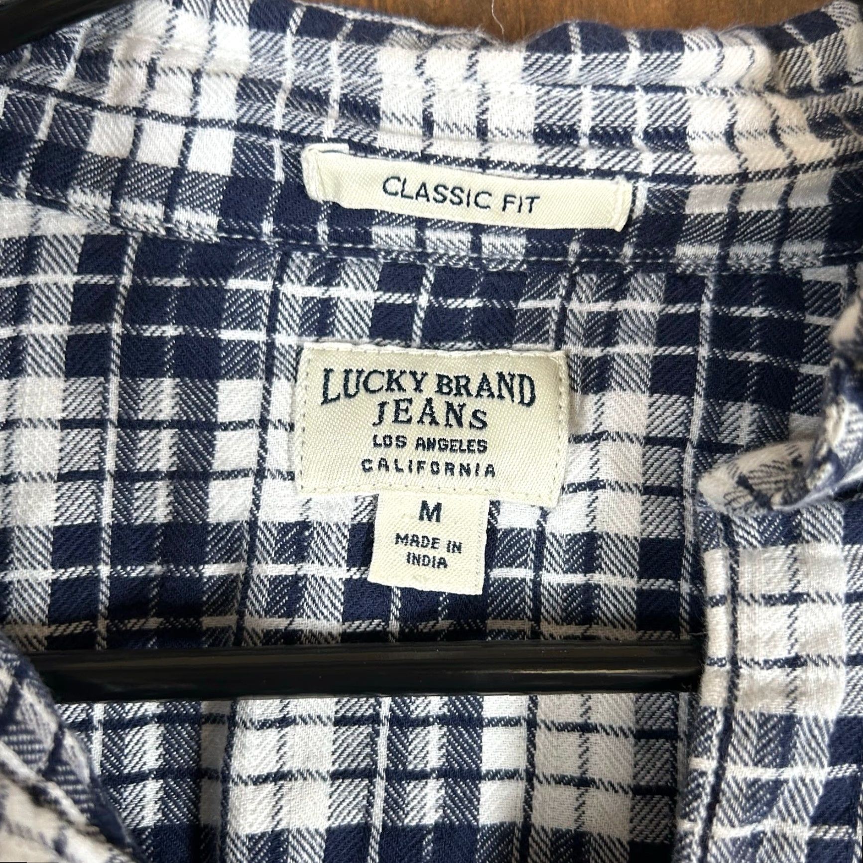 Lucky Brand Lucky Brand Shirt Womens Blue White Plaid Classic Fit Pearl Snap Long Sleeve M Size M / US 6-8 / IT 42-44 - 5 Thumbnail