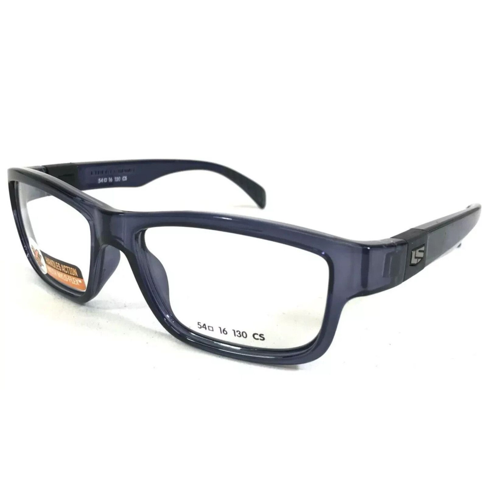 Frame LIBERTY SPORT XB-100 602 CLEAR BLUE NYLO FLEX EYEGLASSES Size ONE SIZE - 2 Thumbnail