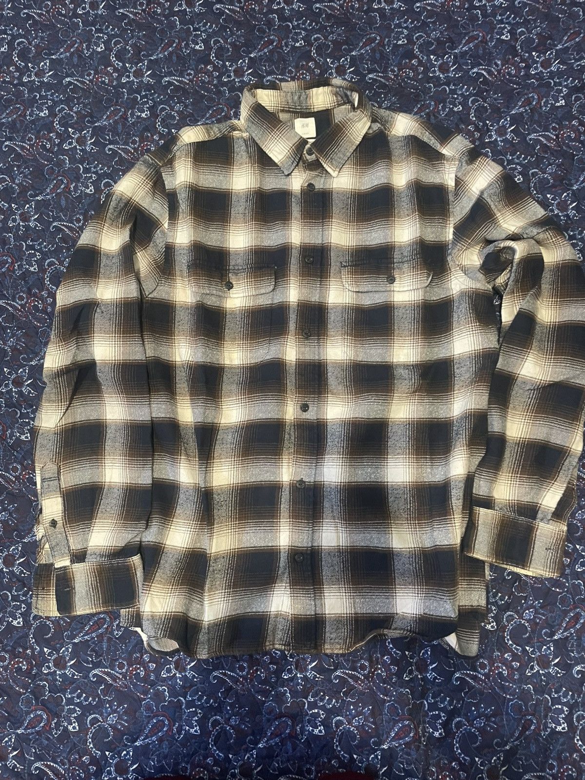 H&M H&M L.O.G.G. Button-Up Flannel Size US L / EU 52-54 / 3 - 1 Thumbnail