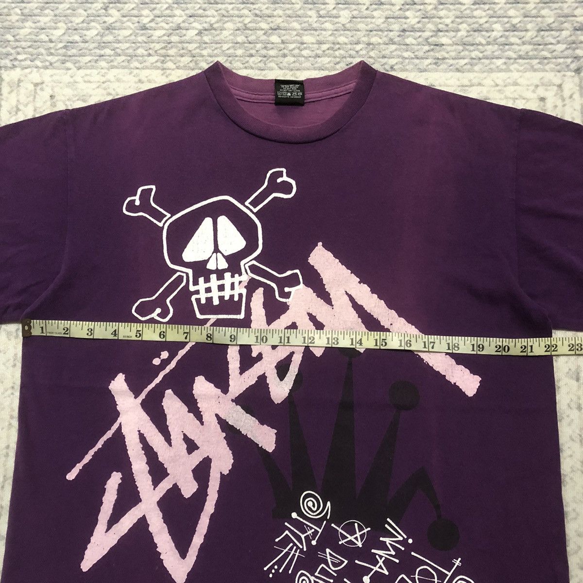Stussy 🔥Rare Sunfaded Vintage Stussy ‘Rat Patrol’ Multilogo Tees Size US XL / EU 56 / 4 - 17 Thumbnail