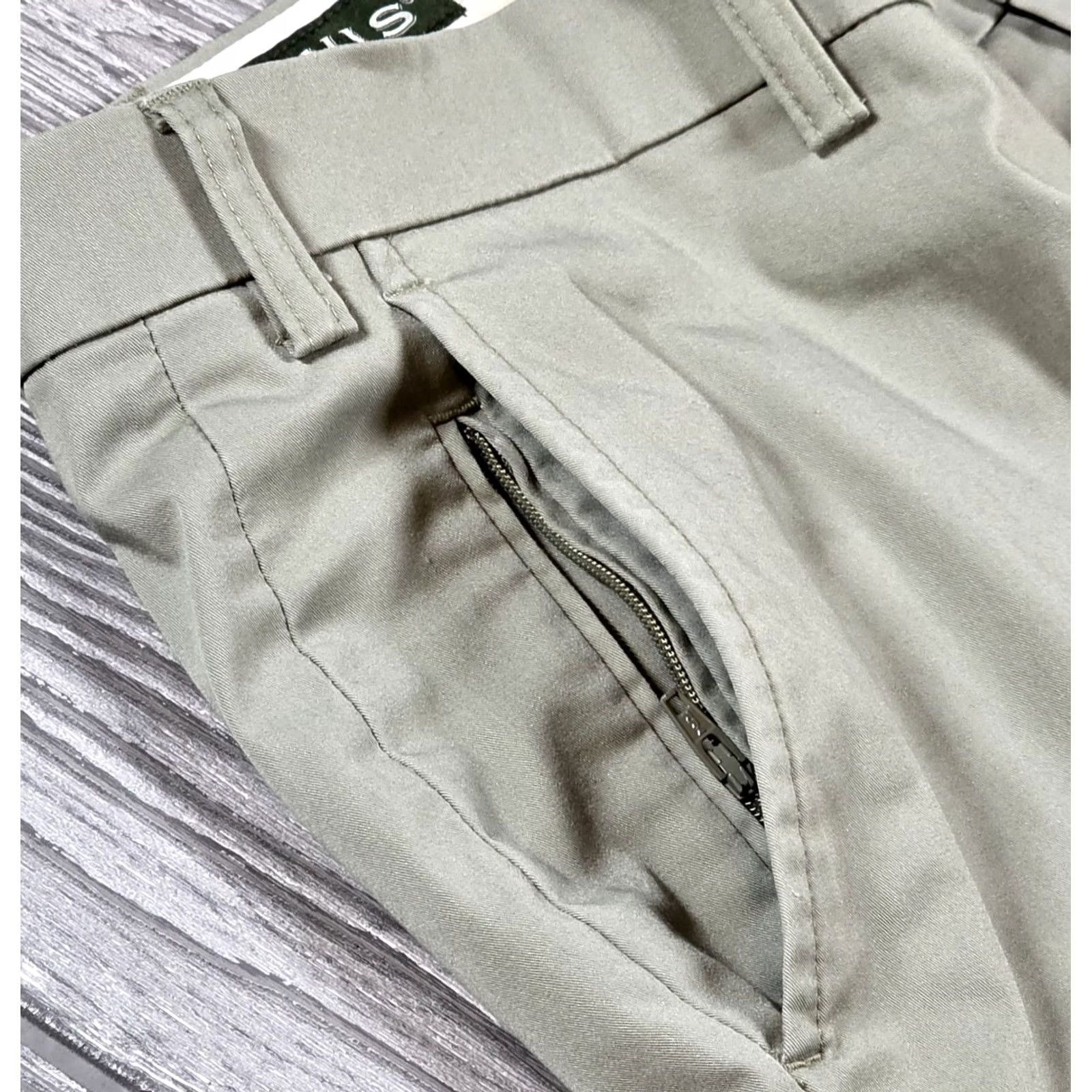 Orvis Orvis Mens Pants Green 38x28 Chino Pant Polyester Cotton Blend Slim Flat Front Front Pocket Regular Fit Vintage Mens Shorts? Size US 38 / EU 54 - 5 Thumbnail