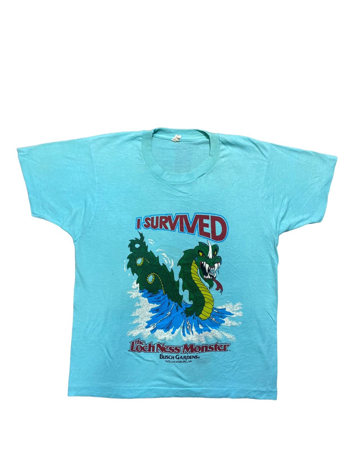 Other VINTAGE I SURVIVED THE LOCHNESS MONSTER BUSCH GARDEN TEE Size US S / EU 44-46 / 1 - 1 Thumbnail