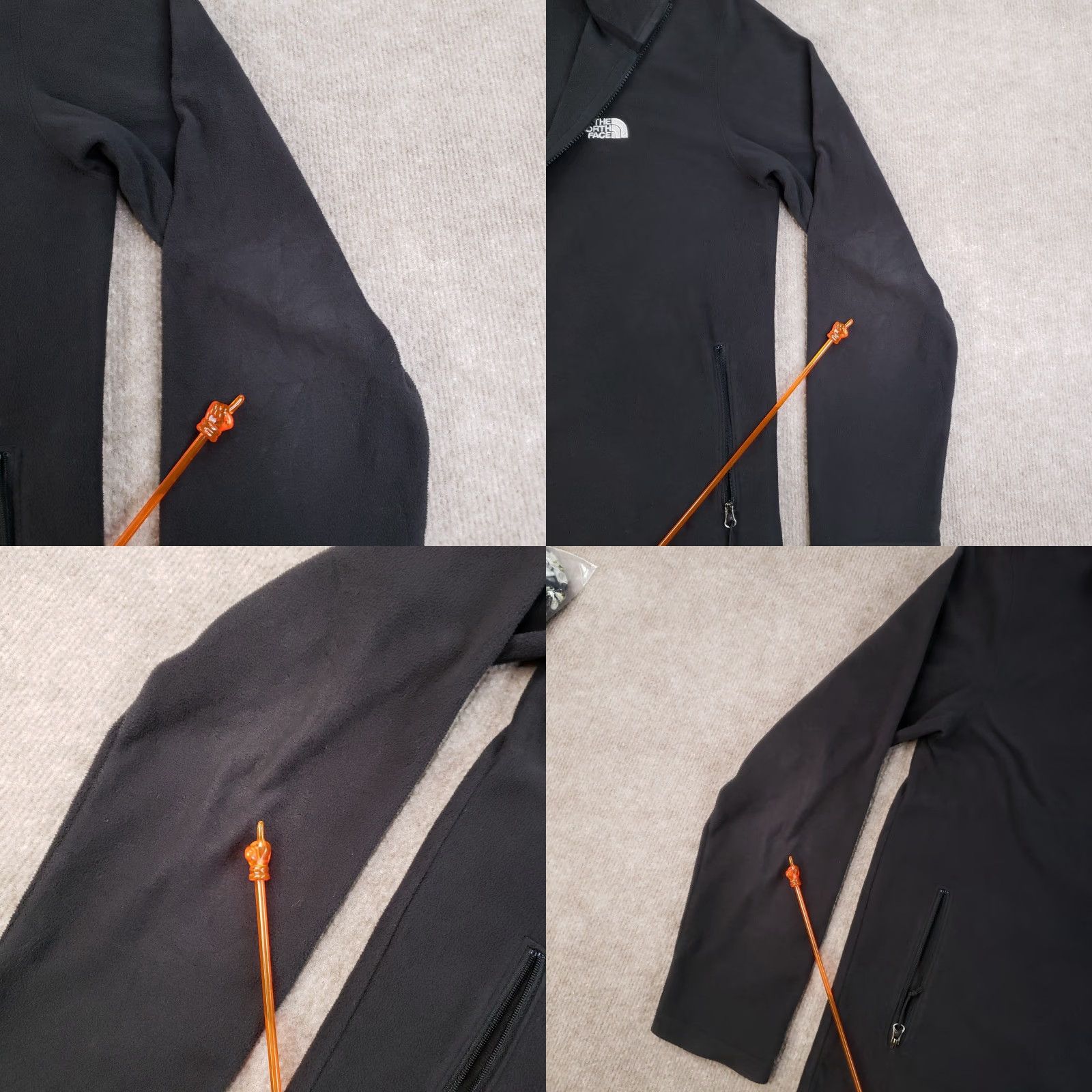 The North Face North Face Sweatshirt Medium Black Fleece Full Zip Mock Neck Lightweight Z Mens Size US M / EU 48-50 / 2 - 8 Thumbnail