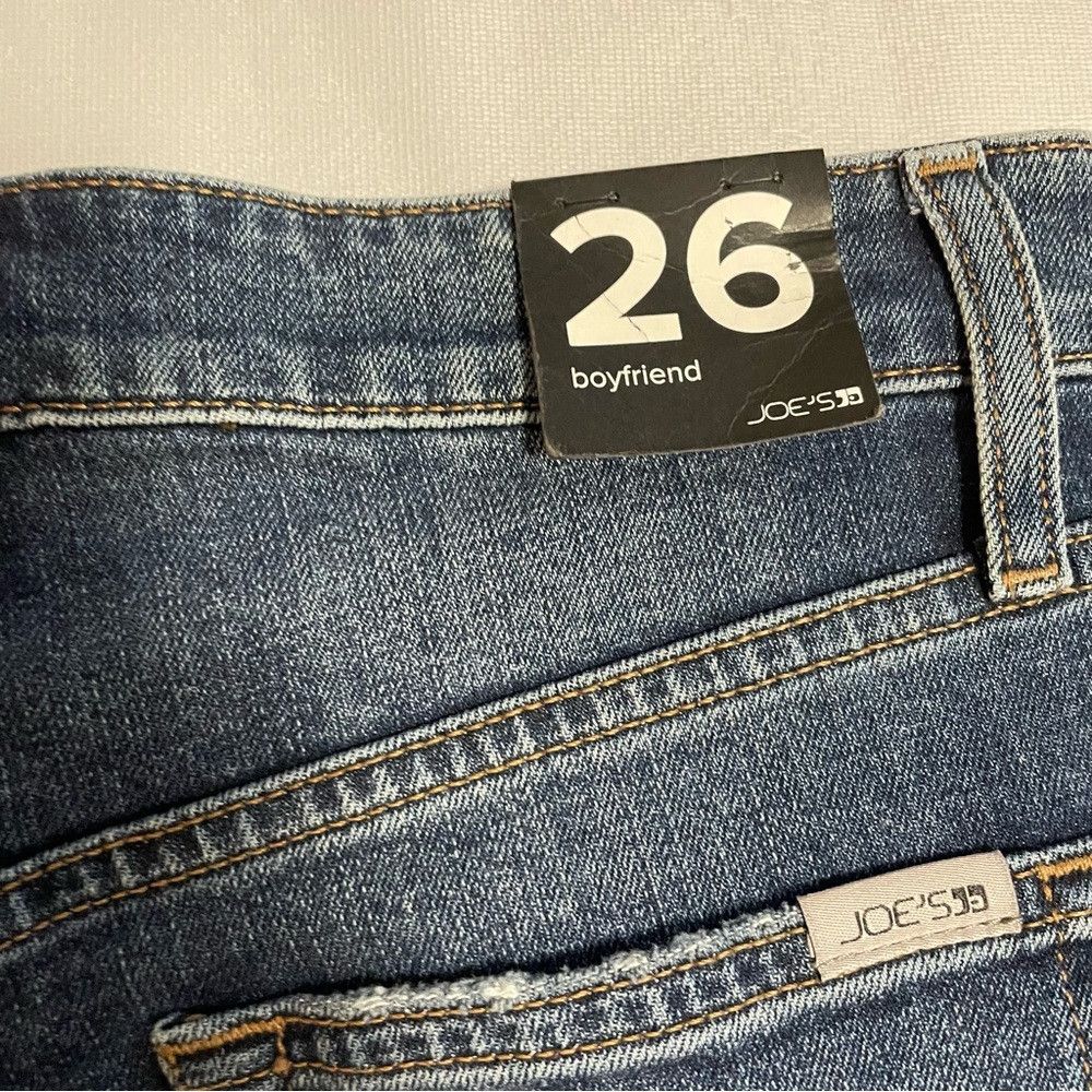 Joe's NWT New $189 Joe's Boyfriend Rolled Hem Jeans Size 26 Size 26" / US 2 / IT 38 - 7 Thumbnail