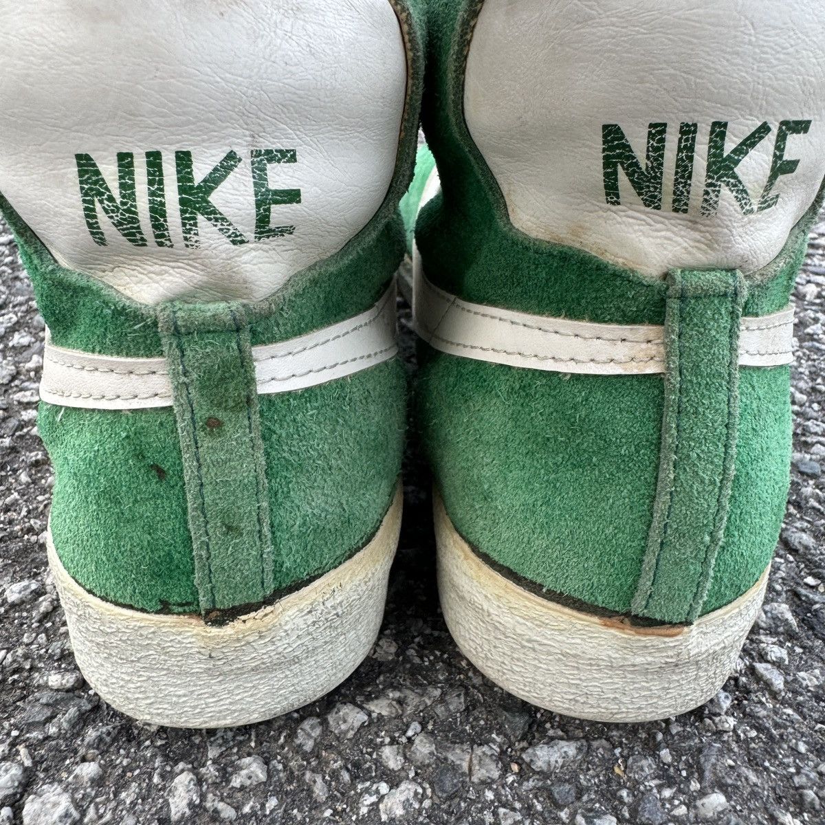 Nike RARE !!Vintage 70/80s Nike Blazer Suede Made in Japan Size US 10 / EU 43 - 8 Thumbnail