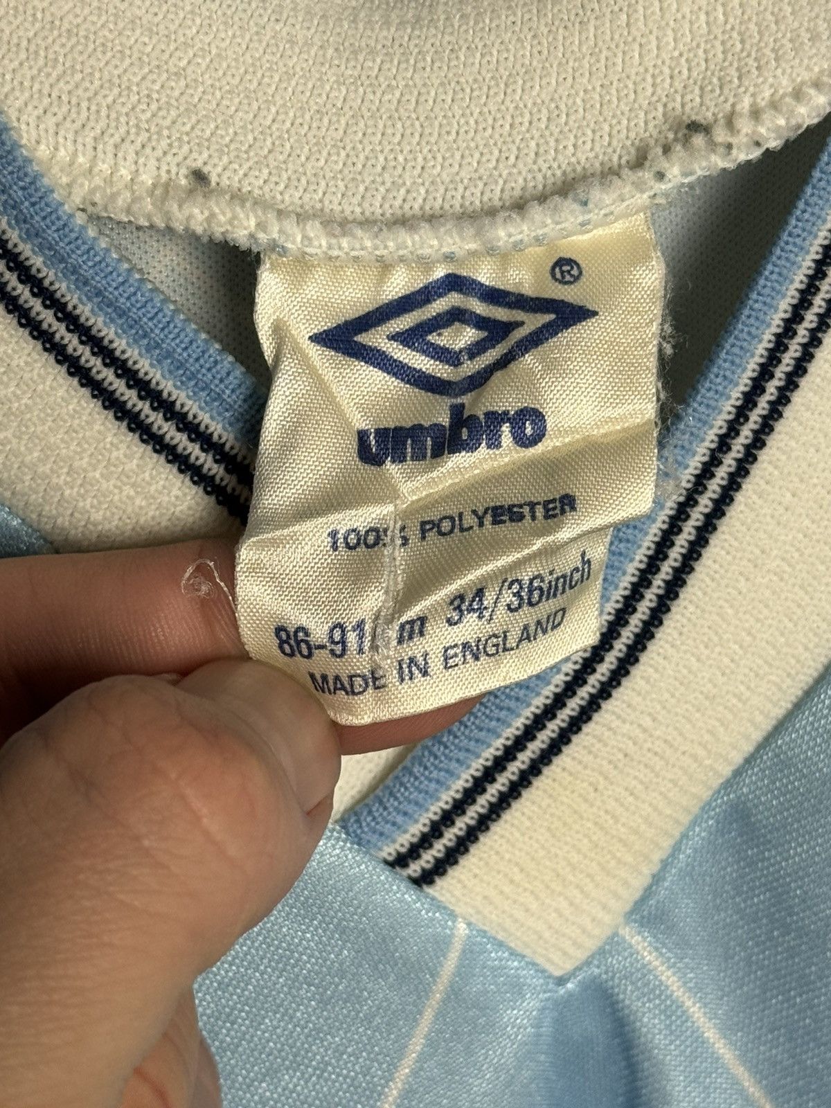Umbro Manchester City 88/89 Home Football Jersey Size US M / EU 48-50 / 2 - 21 Thumbnail