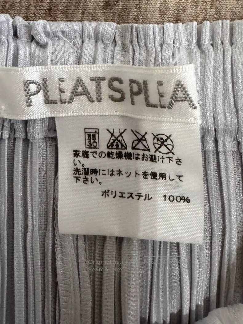 Issey Miyake Issey Miyake size:3 Ice Blue Cropped Pants Size 22" - 7 Thumbnail