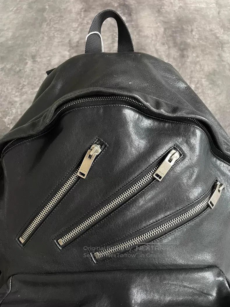 Saint Laurent Paris Saint Laurent Paris Leather Multiple Zippers Backpack i Size ONE SIZE - 5 Thumbnail