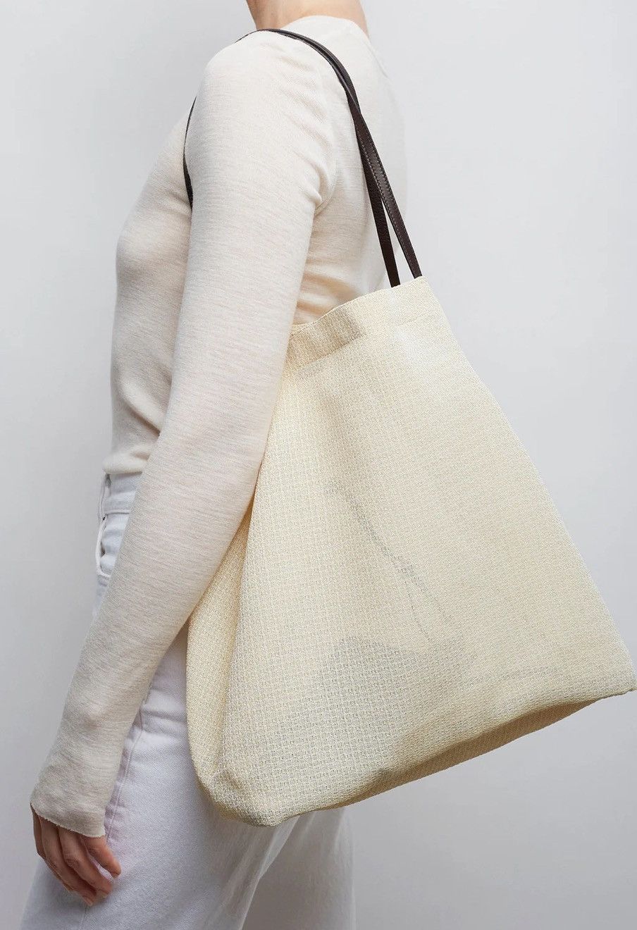 The Row The Row Barn Ivory Mesh Tote Bag Size ONE SIZE - 2 Thumbnail