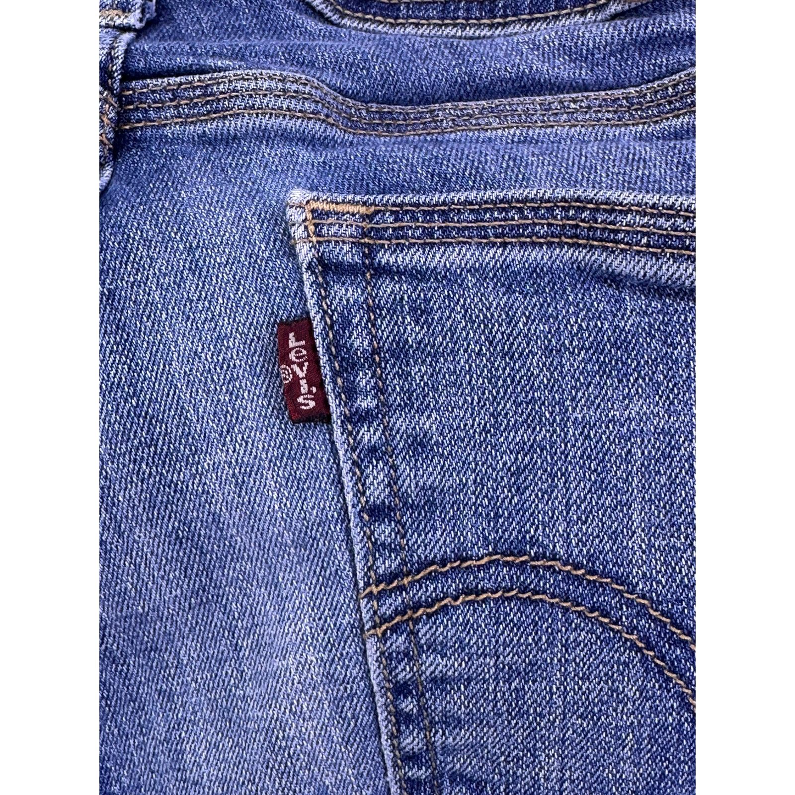 Levi's Vintage 2004 529 Levi’s Batwing Blue Jeans BootCut Size 14 Size 36" / US 14 / IT 50 - 11 Thumbnail