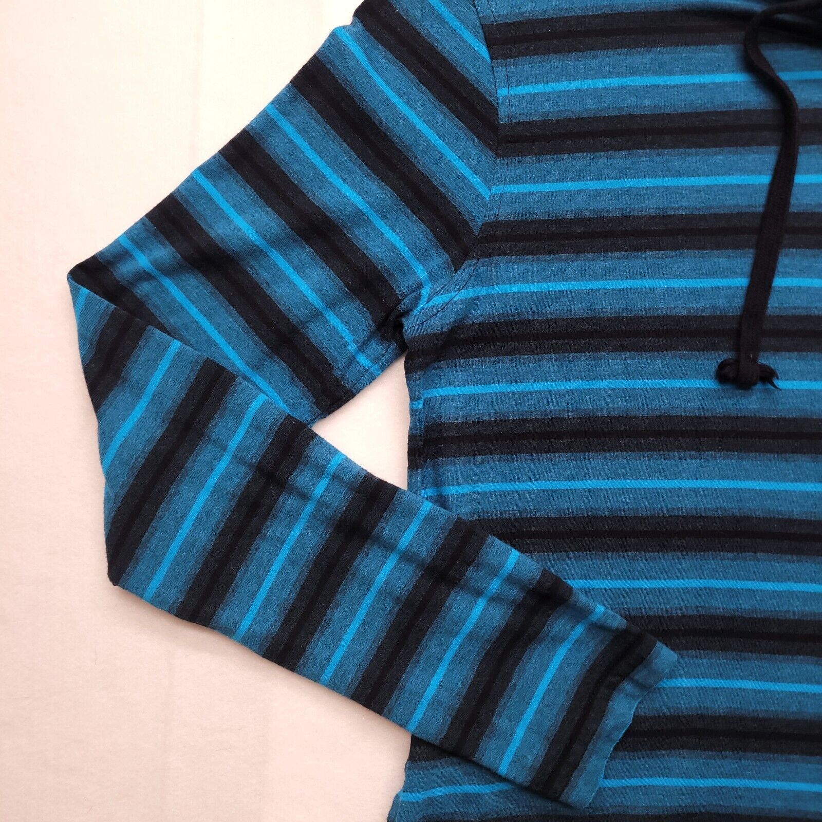 Zoo York Zoo York Casual Pullover Hoodie Womens Size S Blue Striped Size S / US 4 / IT 40 - 4 Thumbnail