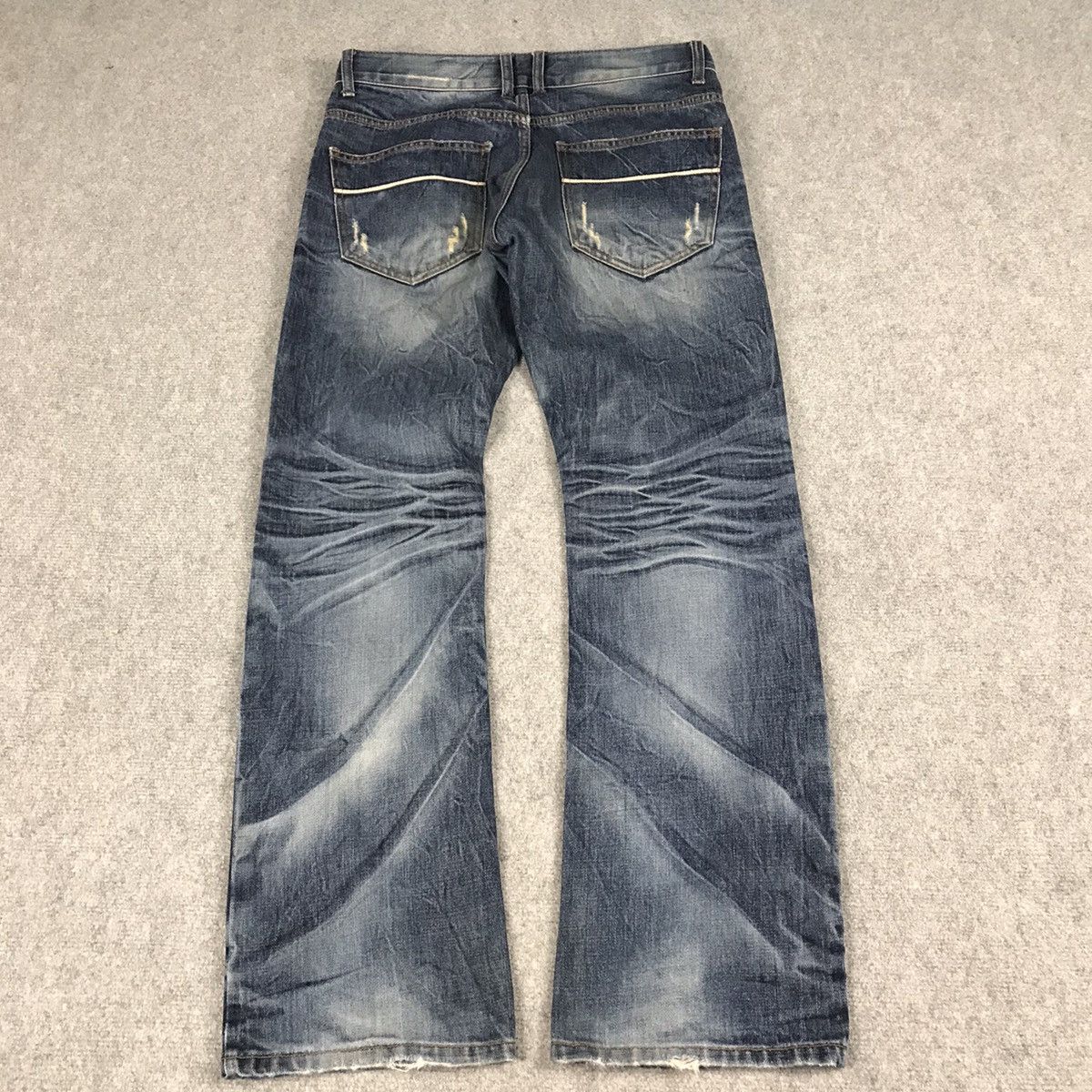 If Six Was Nine × Japanese Brand JAPAN STYLE IMPROVES BLUE DENIM PANTS Size US 32 / EU 48 - 9 Thumbnail