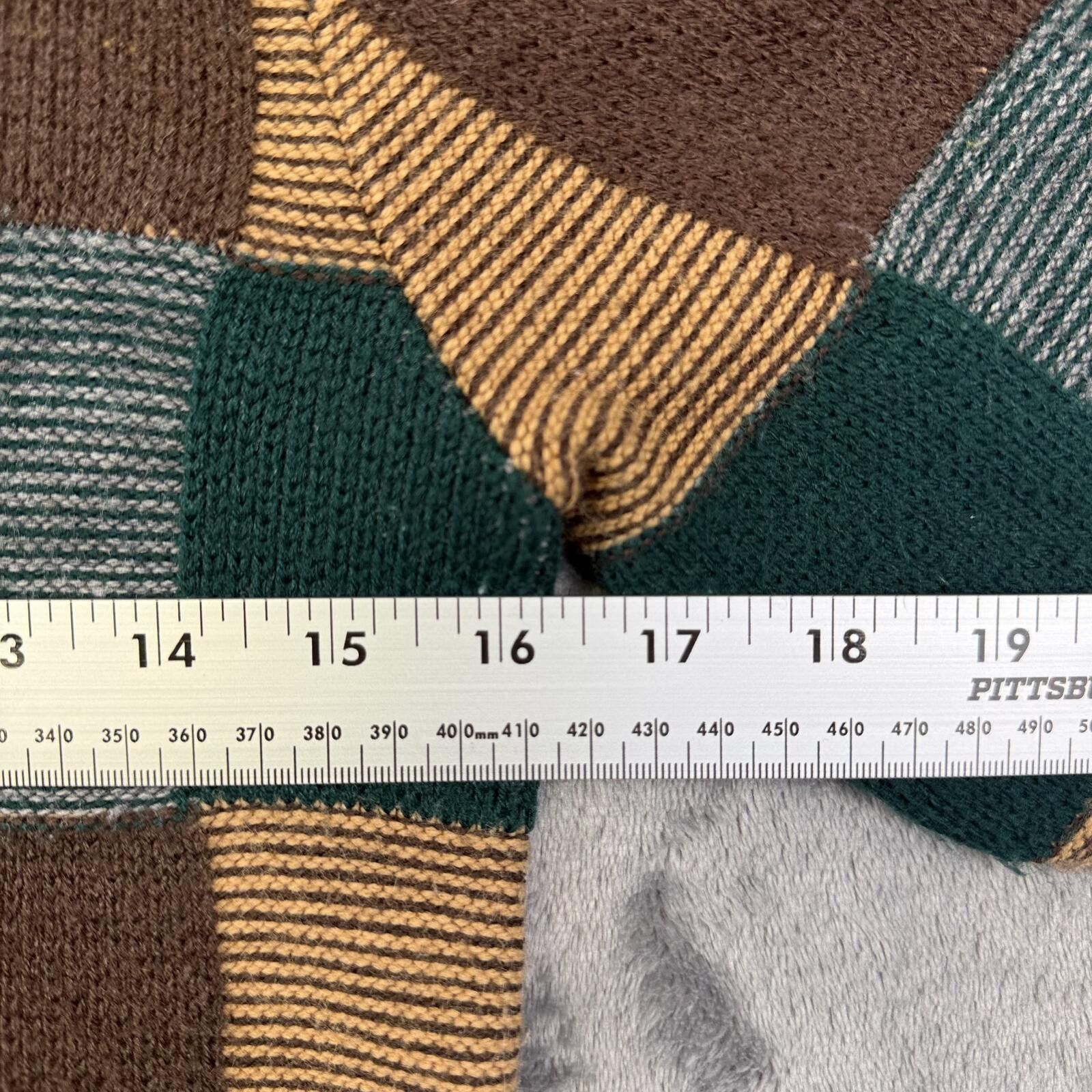 Other Hang Ups Vintage Checkered Kint Sweater Size US XS / EU 42 / 0 - 4 Thumbnail