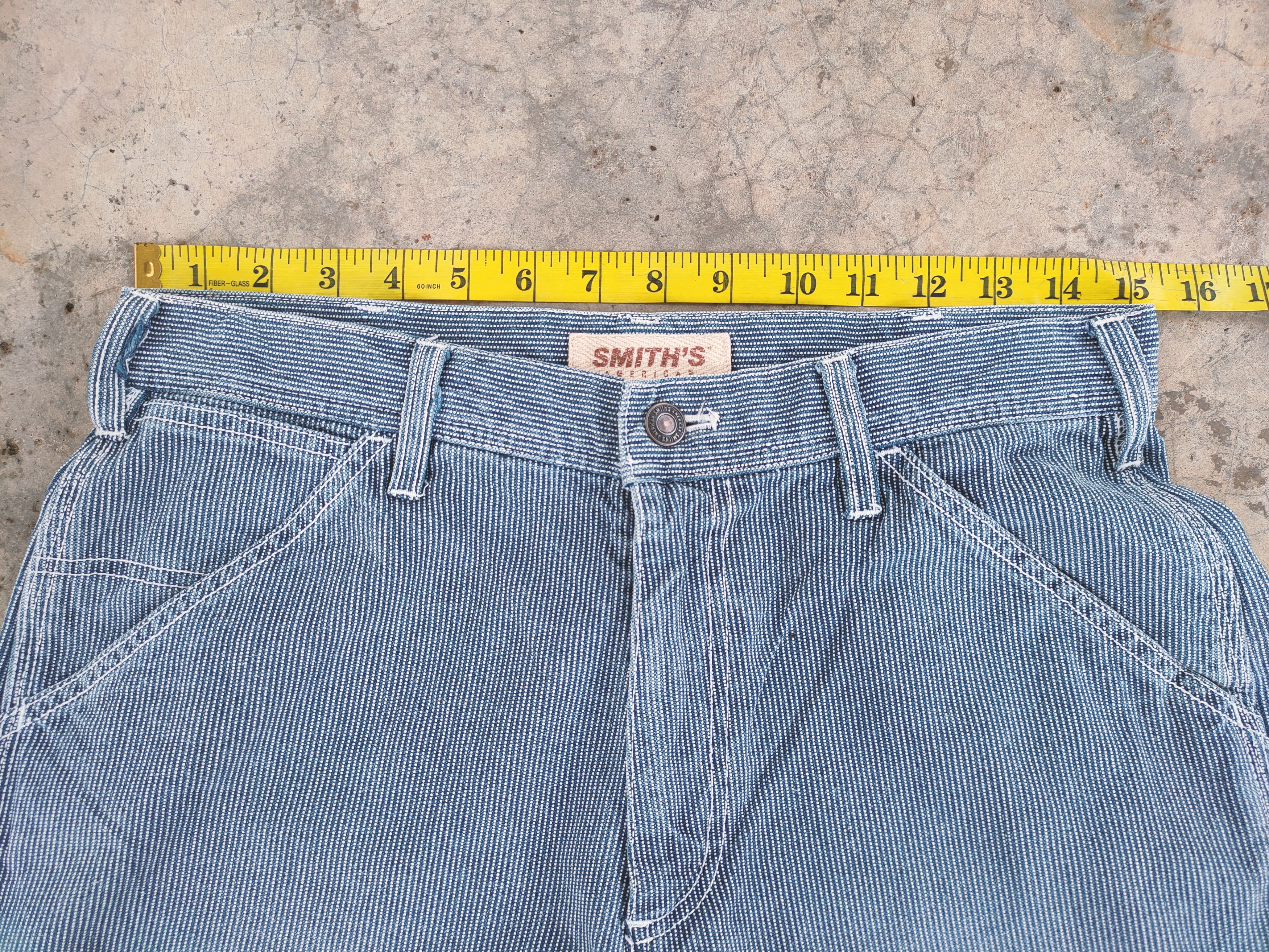 Smith's American VINTAGE SMITH AMERICAN HICKORY STRIPE CARGO PANTS Size US 30 / EU 46 - 7 Thumbnail