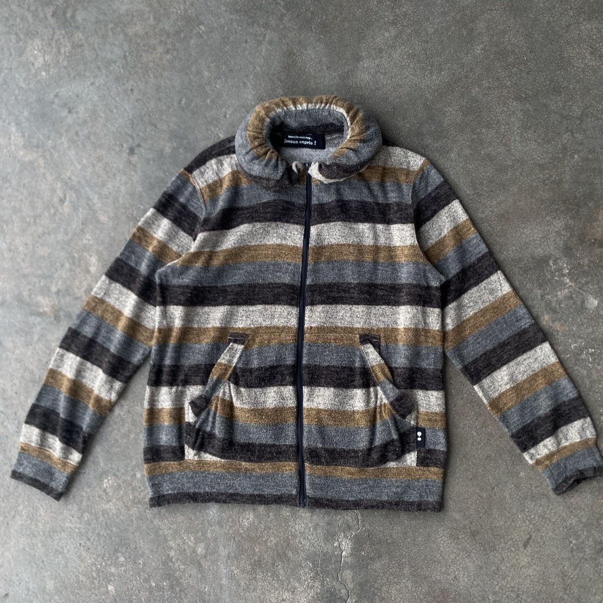 Issey Miyake Issey Miyake Mercibeaucoup Striped Zip Hoodie Jacket Size S / US 4 / IT 40 - 3 Thumbnail
