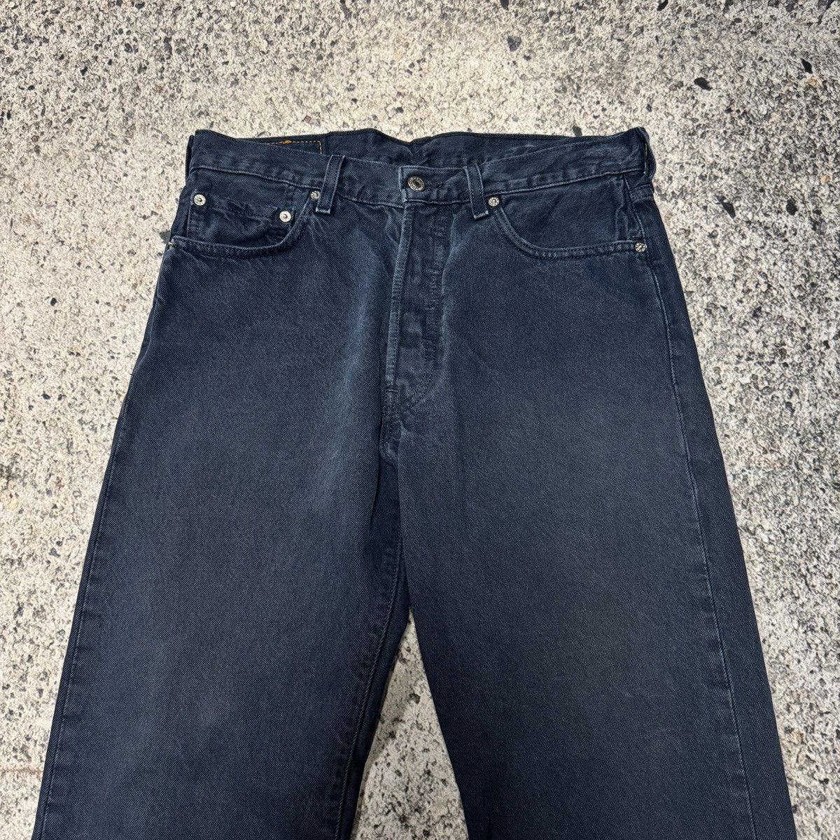 Levi's Vintage Levi’s 501 Dark Blue Denim Jeans ERD Grunge Chrome Size US 34 / EU 50 - 3 Thumbnail