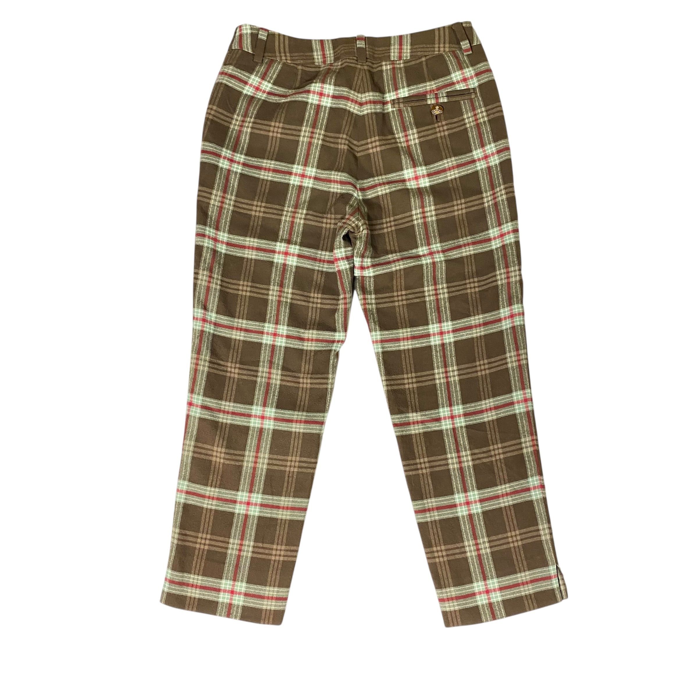Vivienne Westwood Vivienne Westwood Red Label Cotton Pants Plaid Size 28" / US 6 / IT 42 - 2 Thumbnail