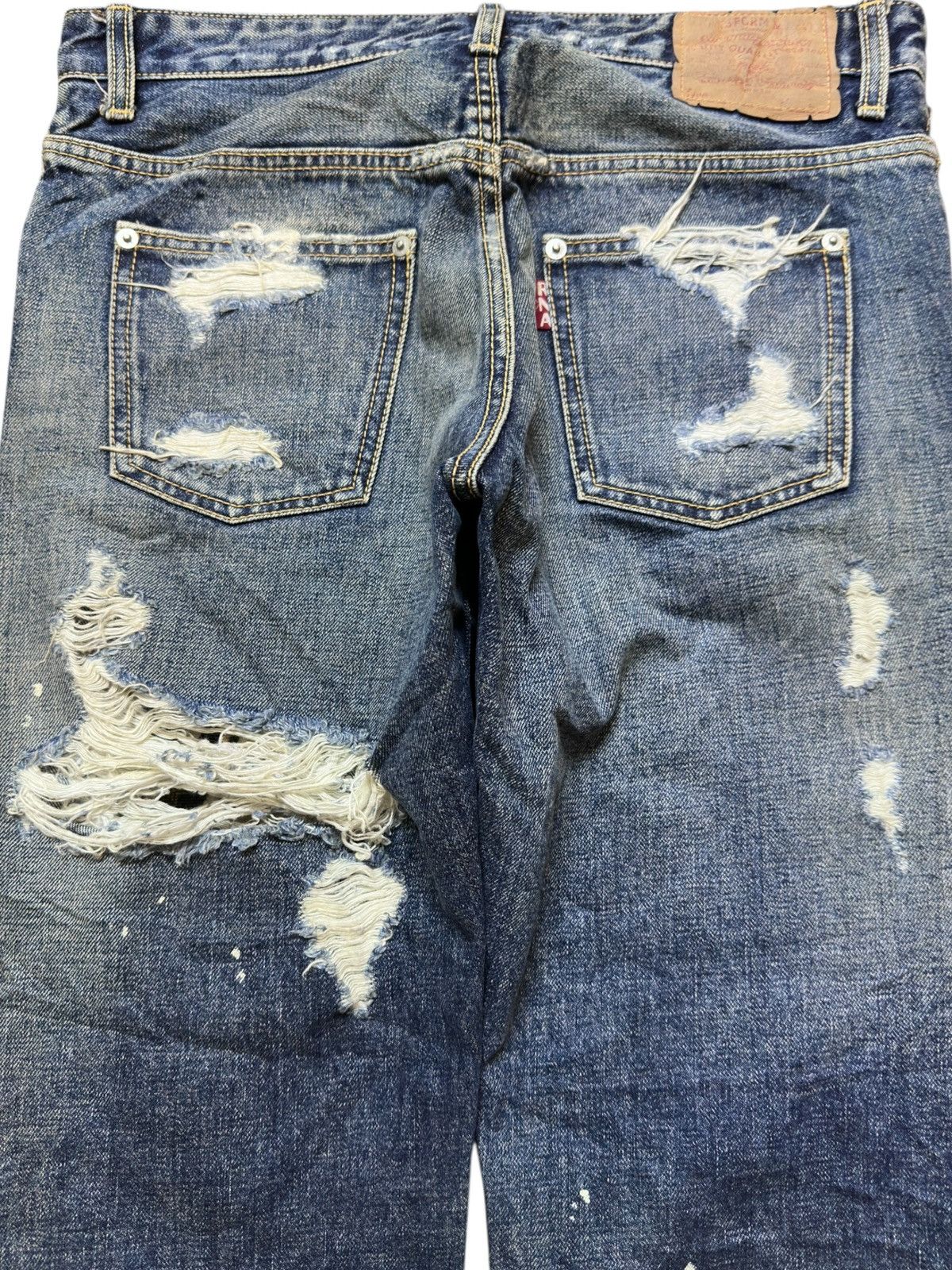 Hysteric Glamour Vintage RNA Ripped Grunge Distressed Denim Size US 32 / EU 48 - 5 Thumbnail