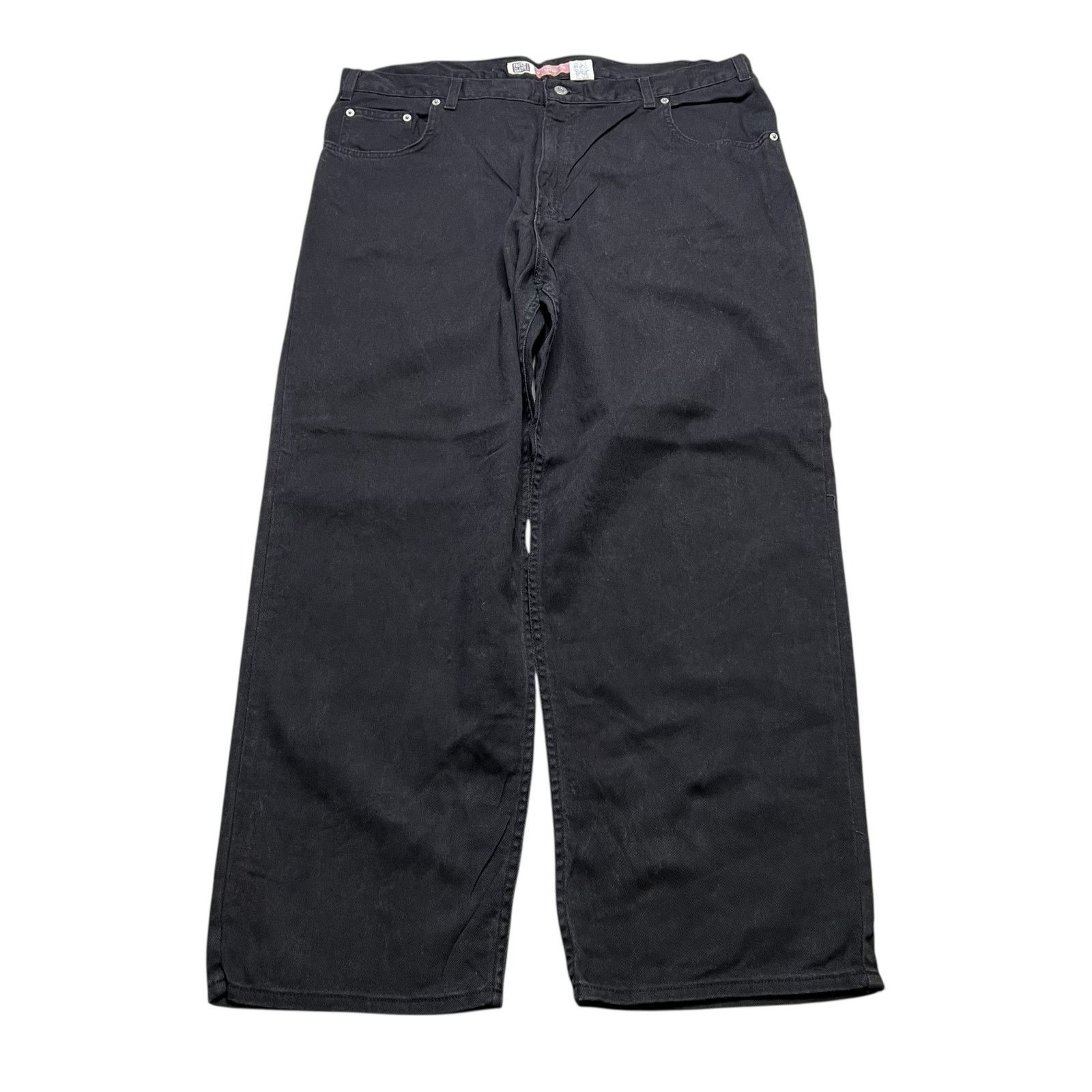 Faded Glory Vintage 90s Faded Glory Utility Black Denim Work Pants Sz 40 Size US 40 / EU 56 - 1 Thumbnail