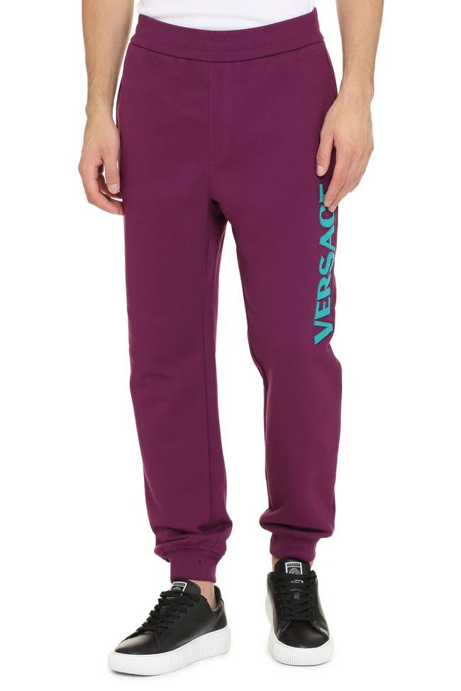 Versace o1y0525 Logo Jogger & Sweatpant in Purple Size US 34 / EU 50 - 3 Thumbnail