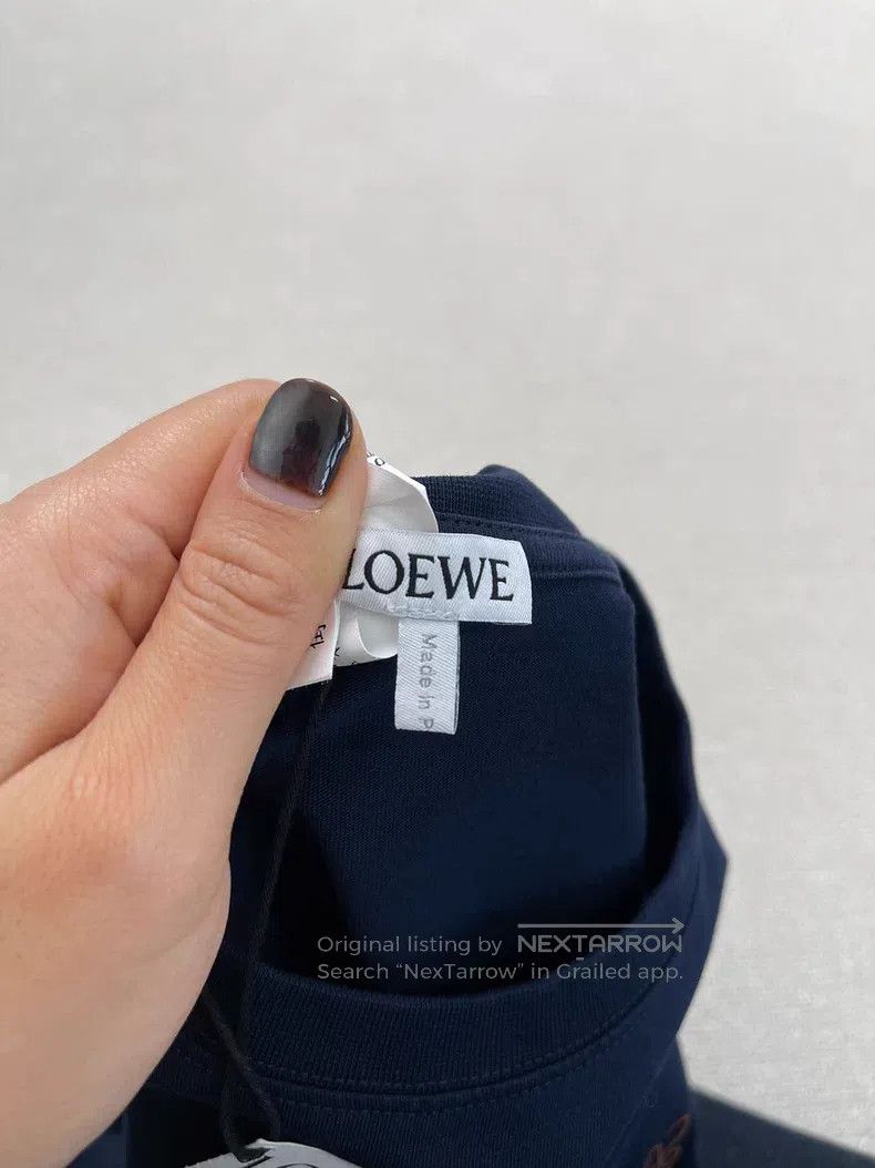 Loewe Loewe FW21 Anagram Round Neck Short Sleeve T-Shirt Size XS / US 0-2 / IT 36-38 - 2 Thumbnail