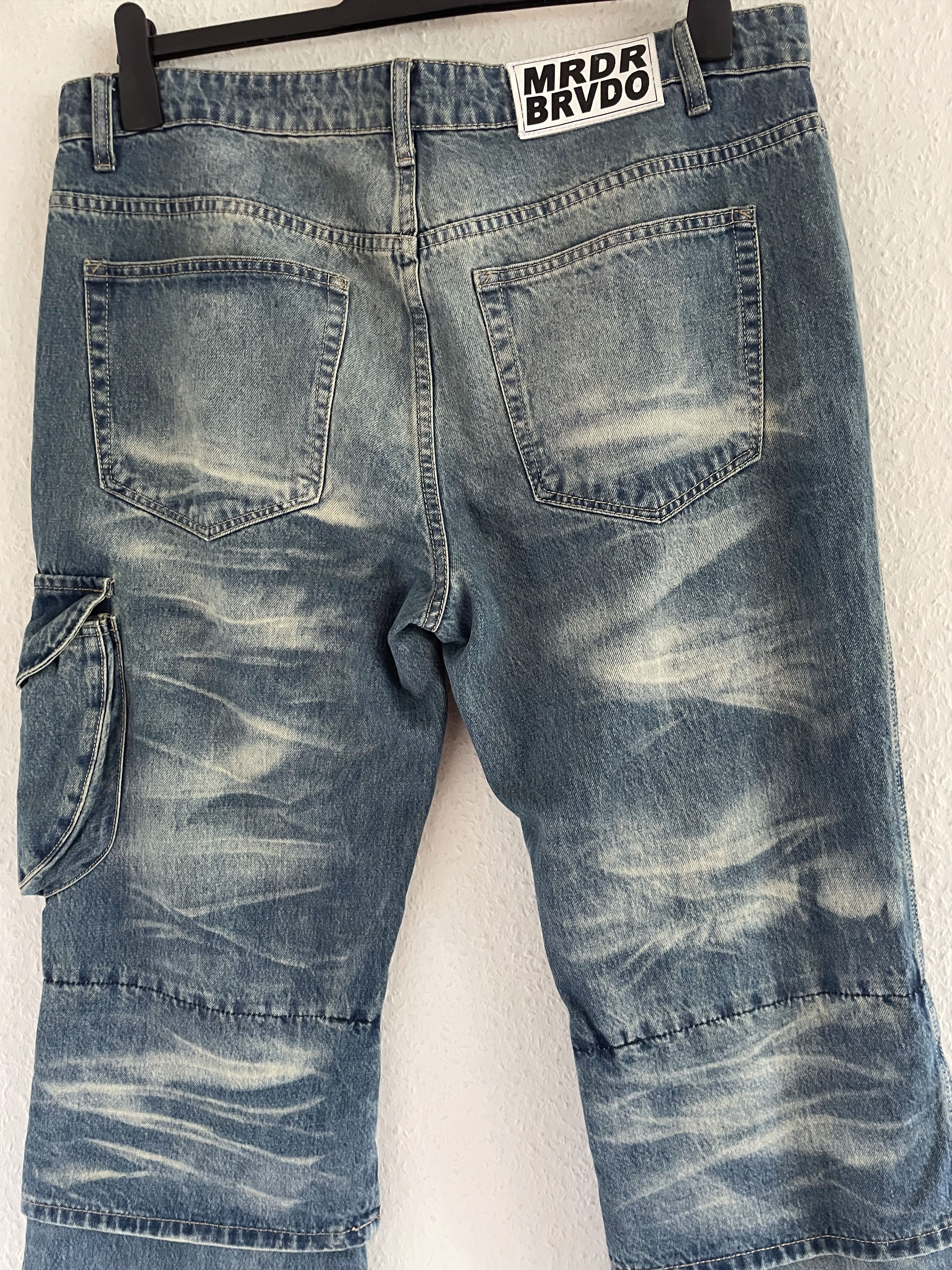 Who Decides War Arch Knee Cargo Jeans Size US 36 / EU 52 - 15 Thumbnail