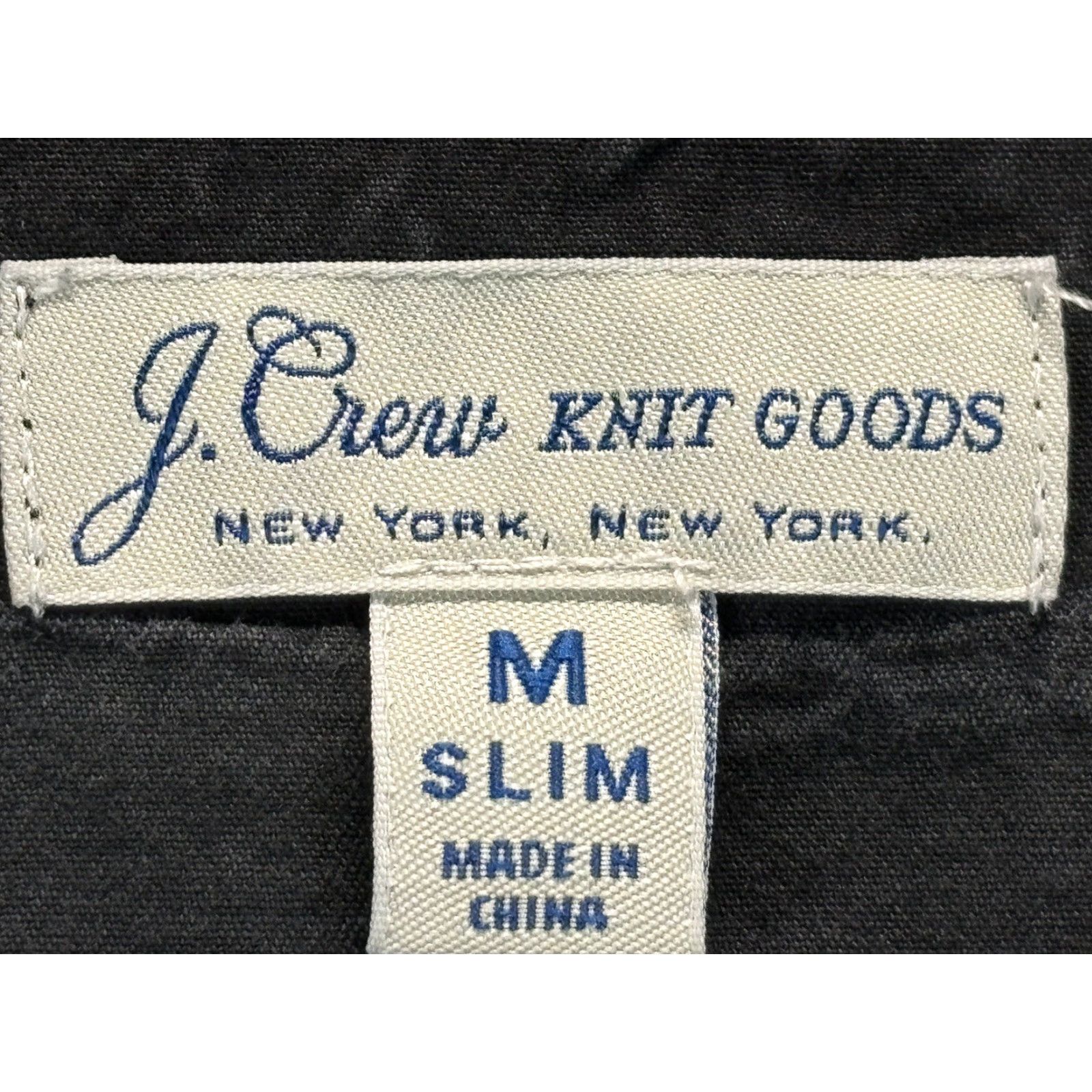 J.Crew Men’s J. Crew Knit Goods Henley Short Sz Medium Slim Fit Grey Black Size US 31 - 4 Thumbnail