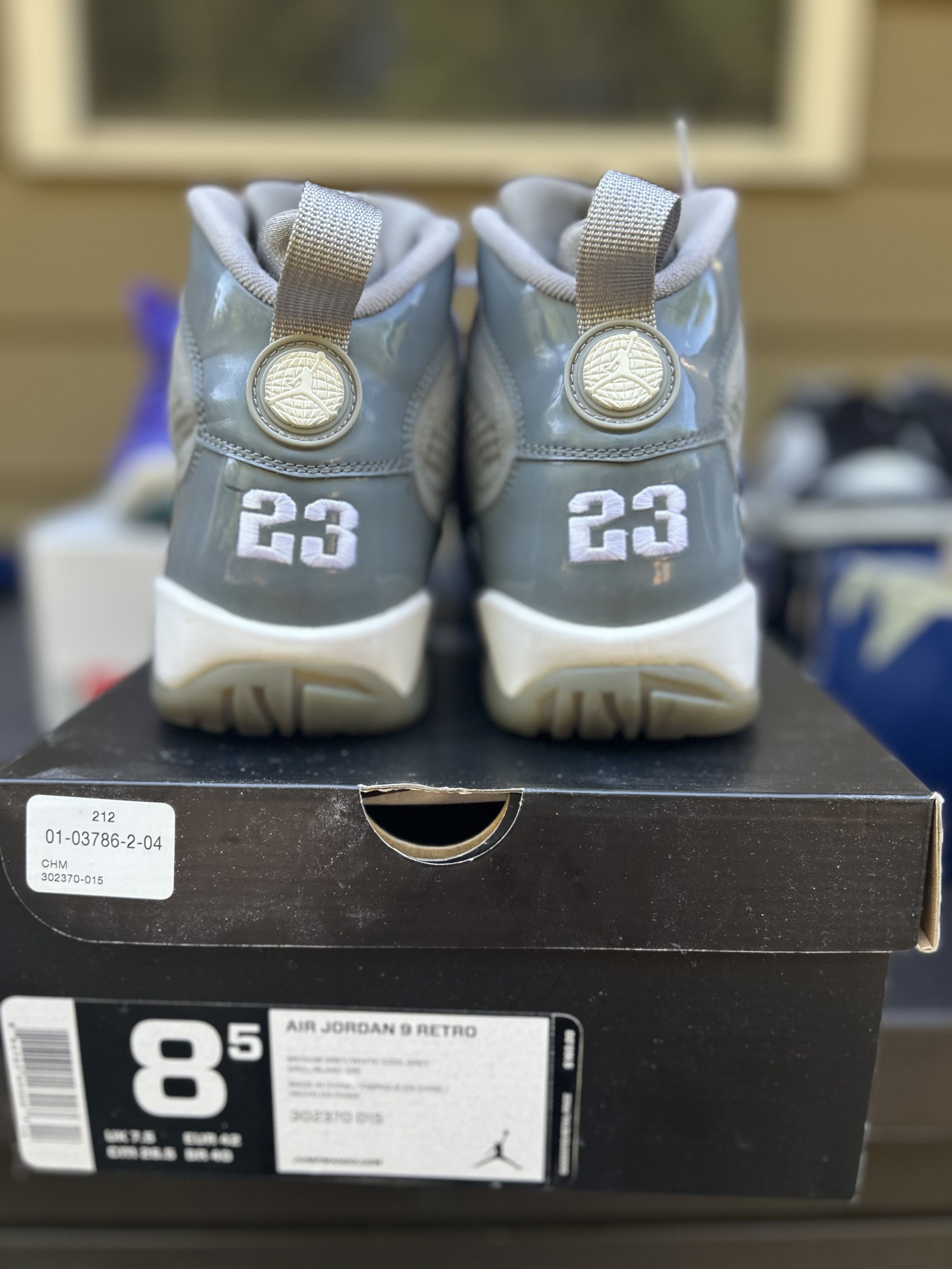 Jordan Brand Air Jordan 9 Retro Cool Grey 2012 Size 8.5 Size US 8.5 / EU 41-42 - 4 Thumbnail