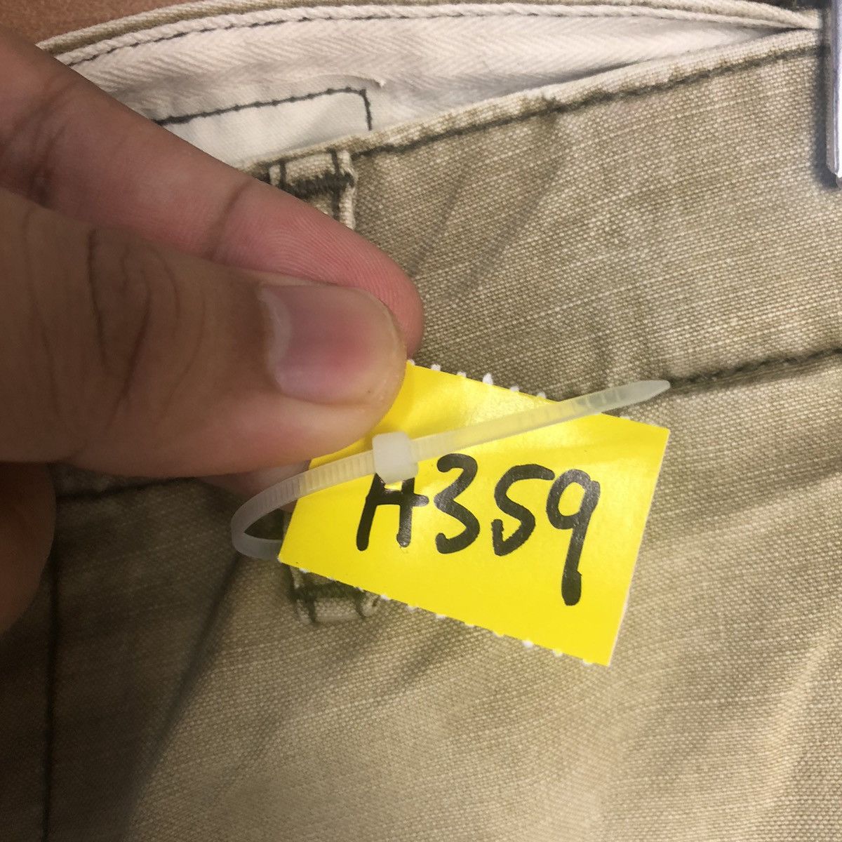Japanese Brand Quadro Green Cargo Multipocket Pants #A359 Size US 33 - 14 Thumbnail