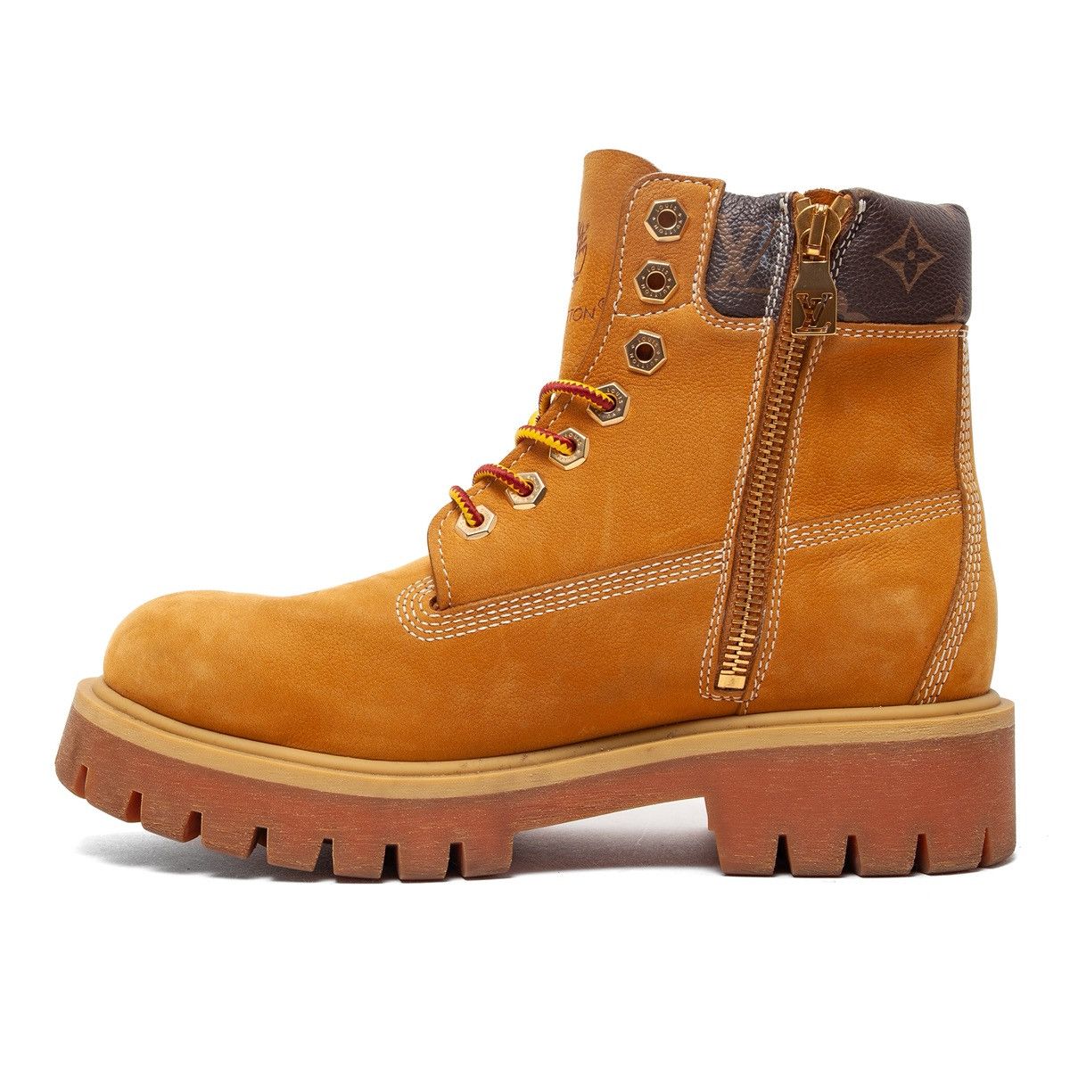Louis Vuitton x Timberland 6" Monogram Ankle Boot Wheat Brown Size US 9 / EU 42 - 3 Thumbnail
