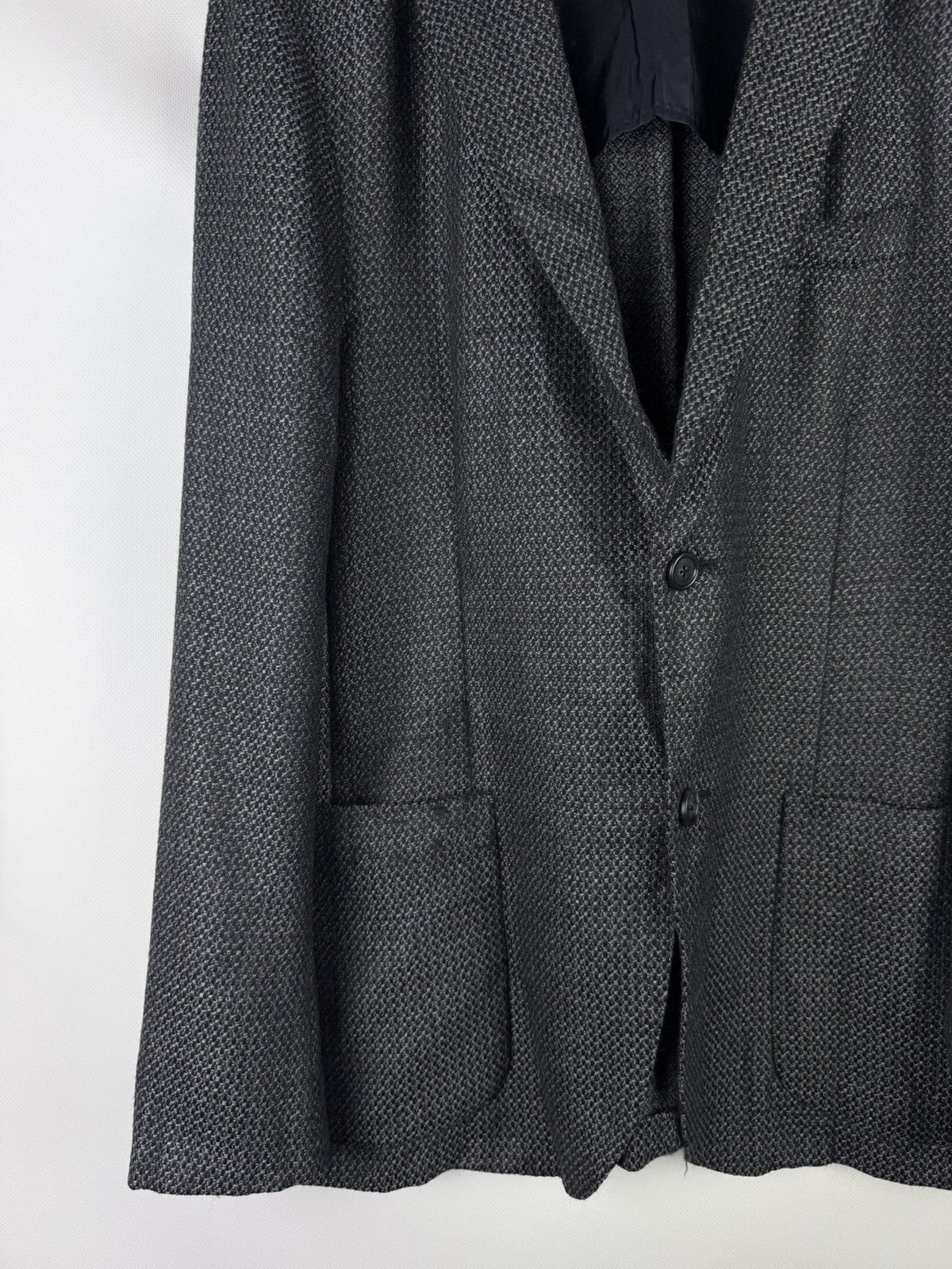 Z Zegna Z Zegna Drop 7 Shirt Wool Half Lined Blazer Jacket Sportcoat Size 40R - 7 Thumbnail