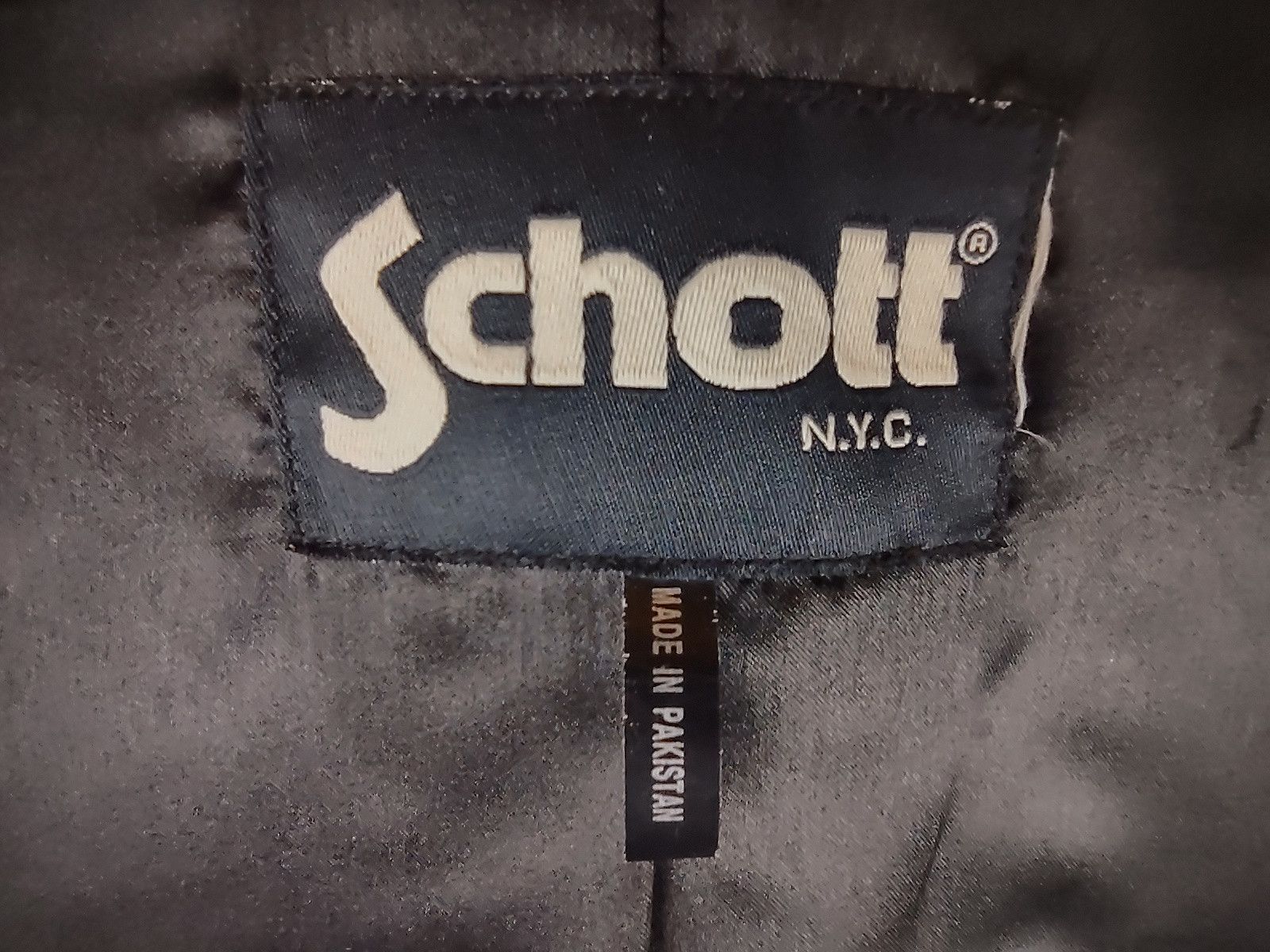 Schott Schott Men’s Long Black Leather Jacket Excellent Condition Size US L / EU 52-54 / 3 - 5 Thumbnail